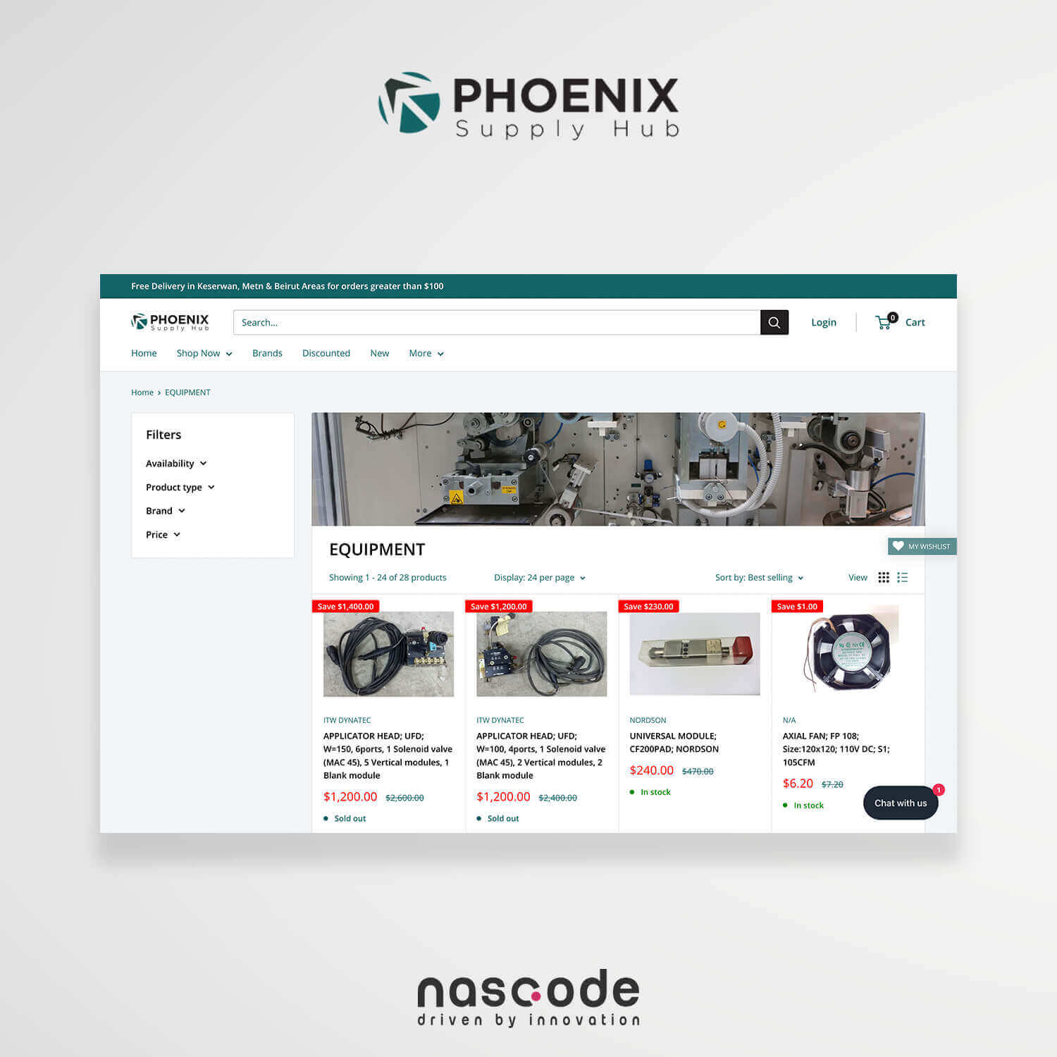 Template website setup for Phoenix Dormant Stock in Lebanon
