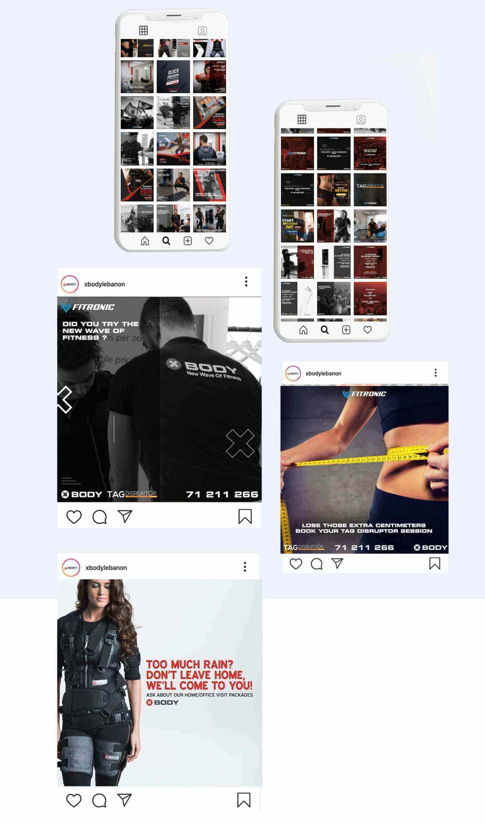 XBody social media marketing and management