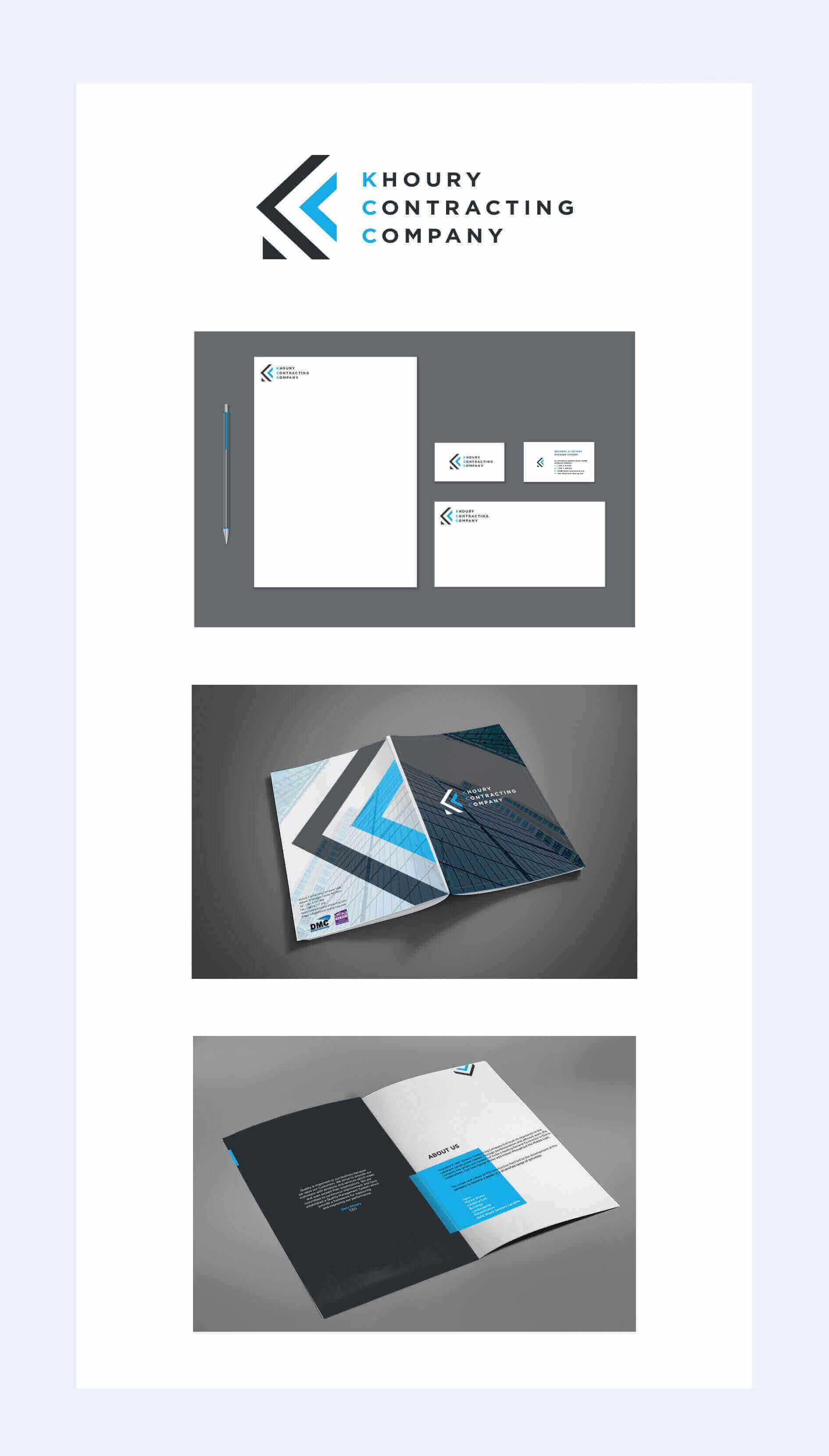 Khoury Contracting Branding