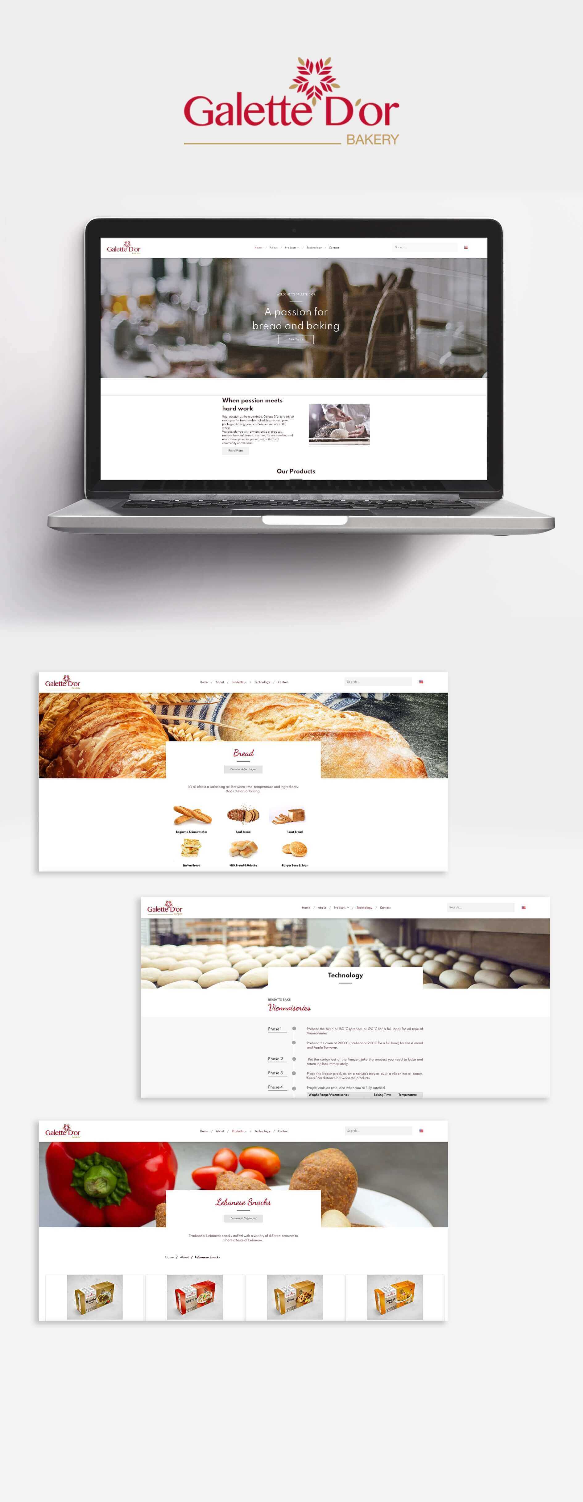 Website setup for Galette D&#39;or in Lebanon