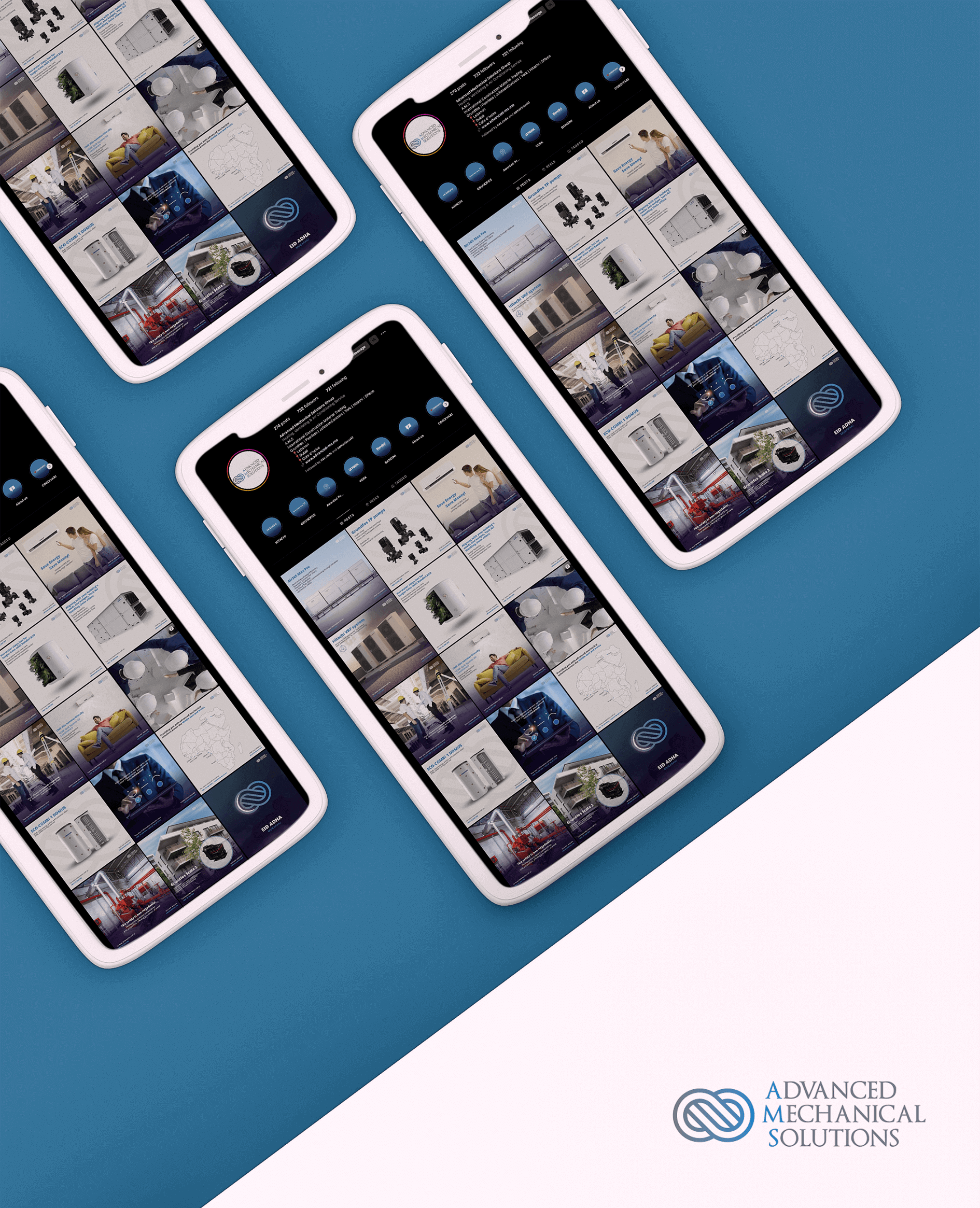 تسويق الكتروني لشركة أدفانسد ميكانيكال سوليوشنز في لبنان