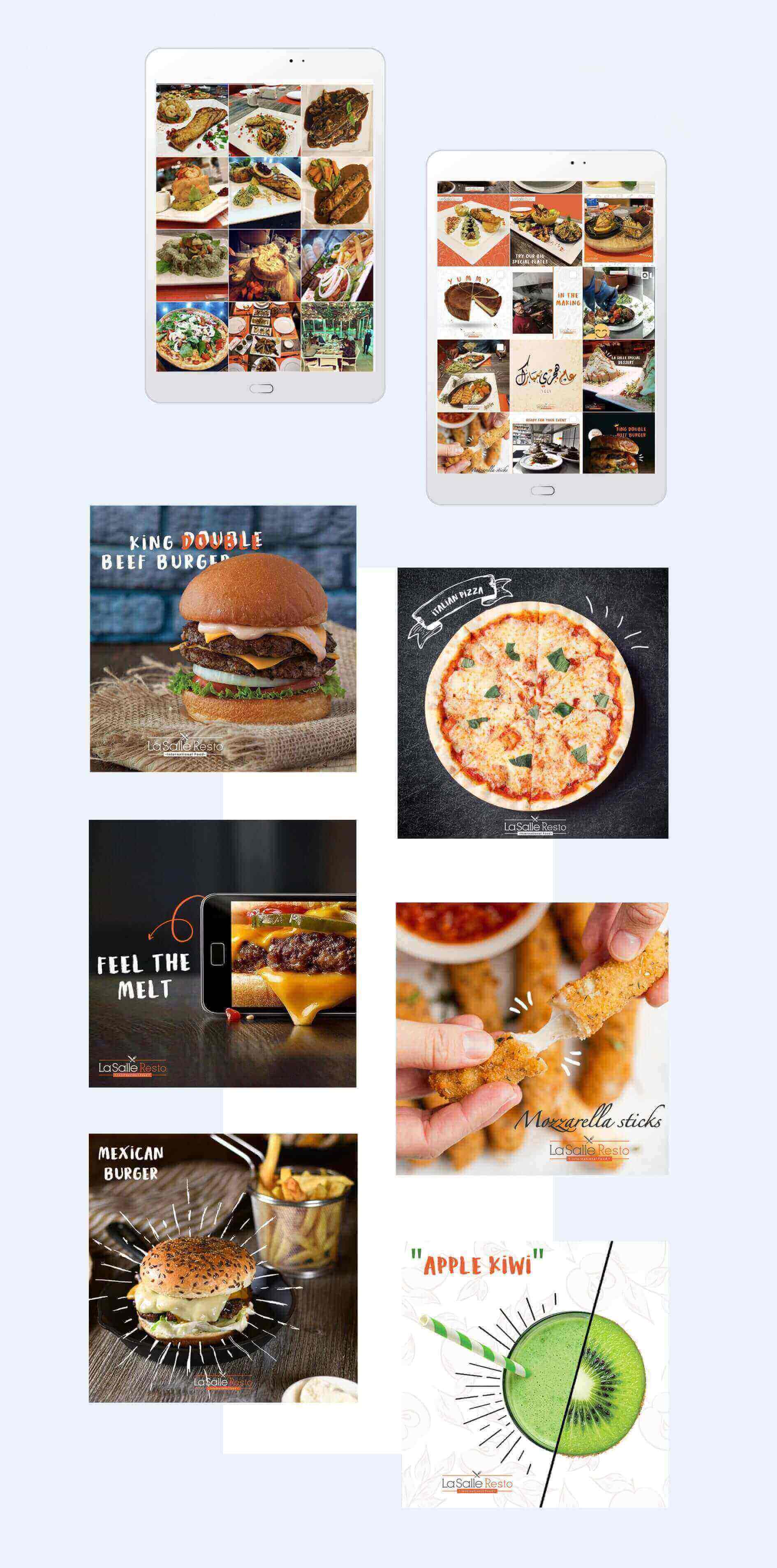 حملات إعلانات وتسويق الكتروني لمطعم لا سال ريستو في لبنان