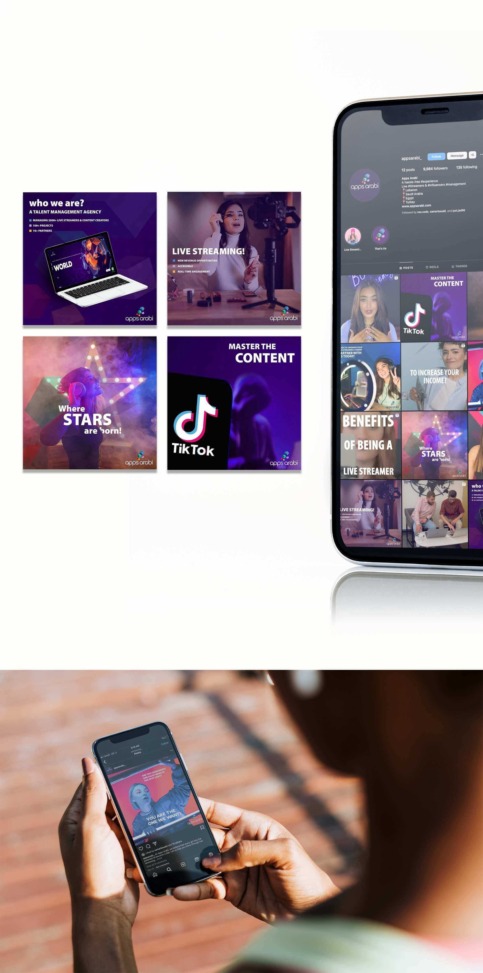 Social Media marketing and advertisement for Apps Arabi based in Lebanon