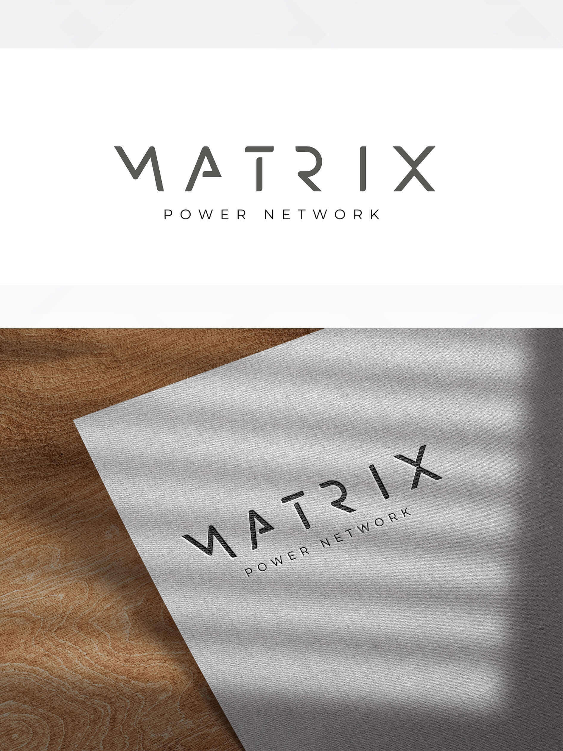 Logo design for Matrix power network in Lebanon