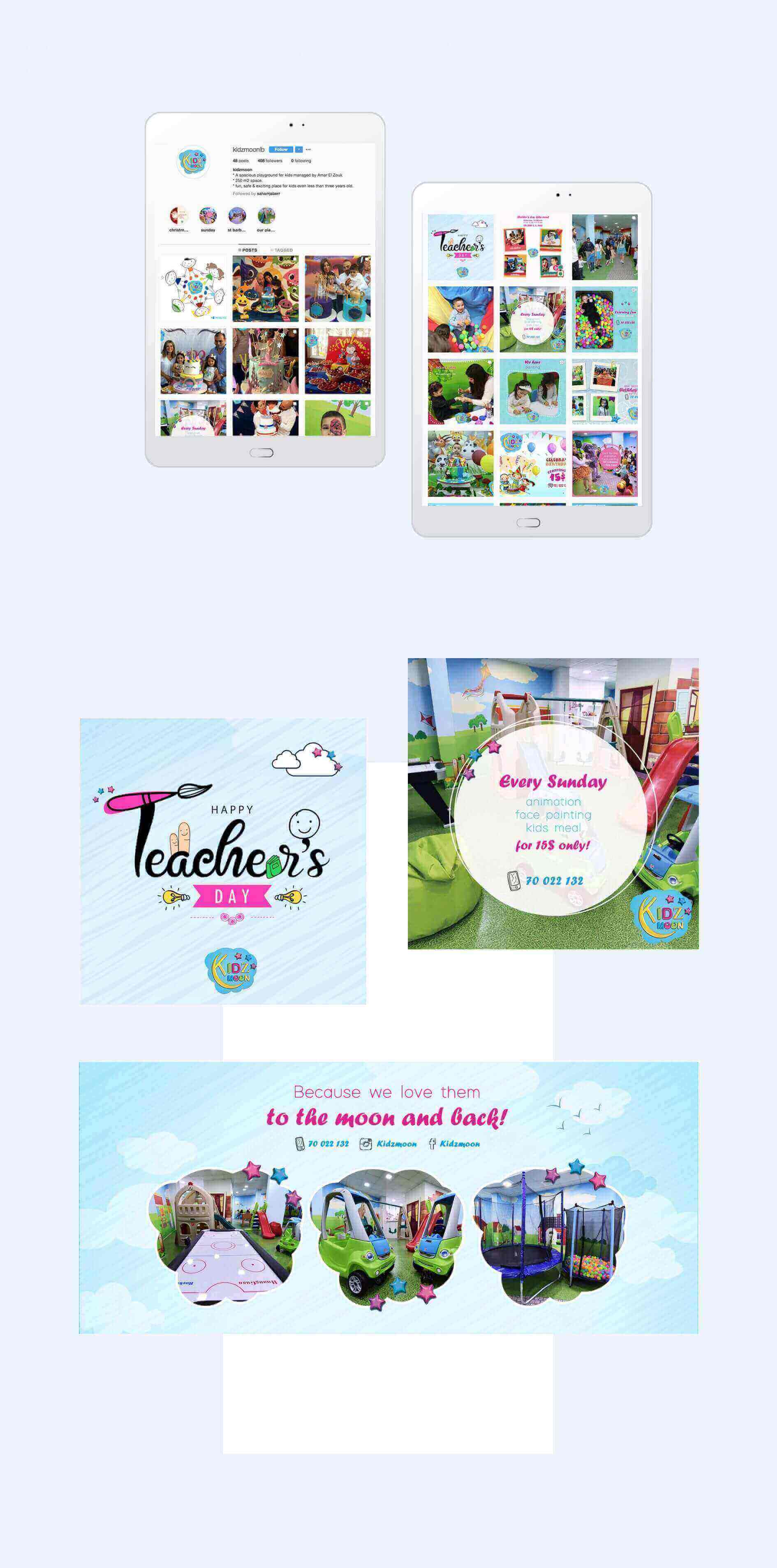 Kidzmoon online marketing