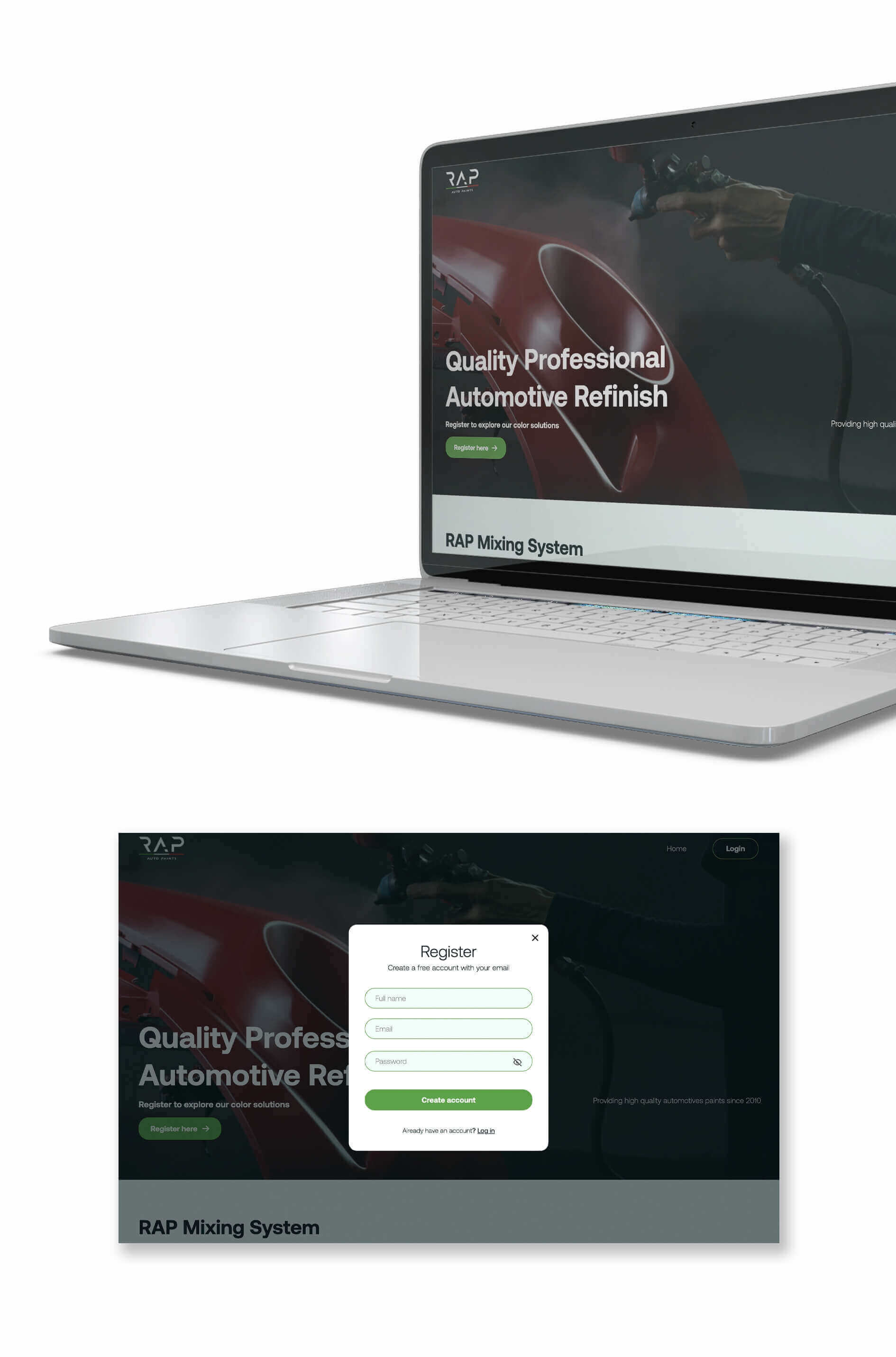 تصميم وتطوير موقع الويب لشركة RAR القابضة في الإمارات العربية المتحدة