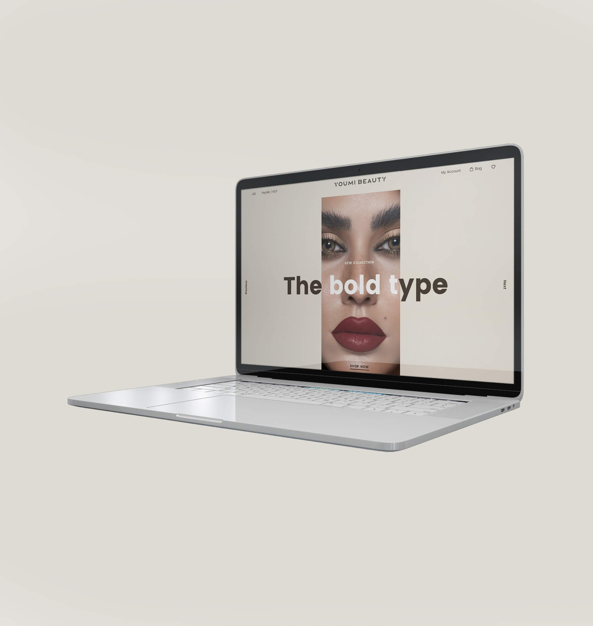 تصميم موقع الكتروني لمتجر يومي بيوتي