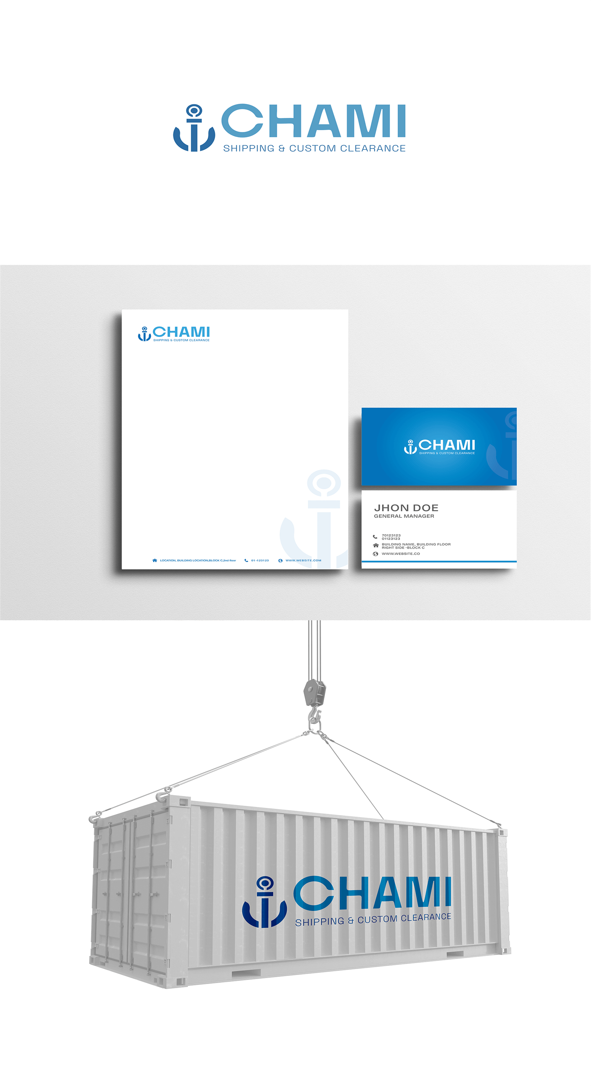 Logo design for Chami Custom Clearance based in Lebanon