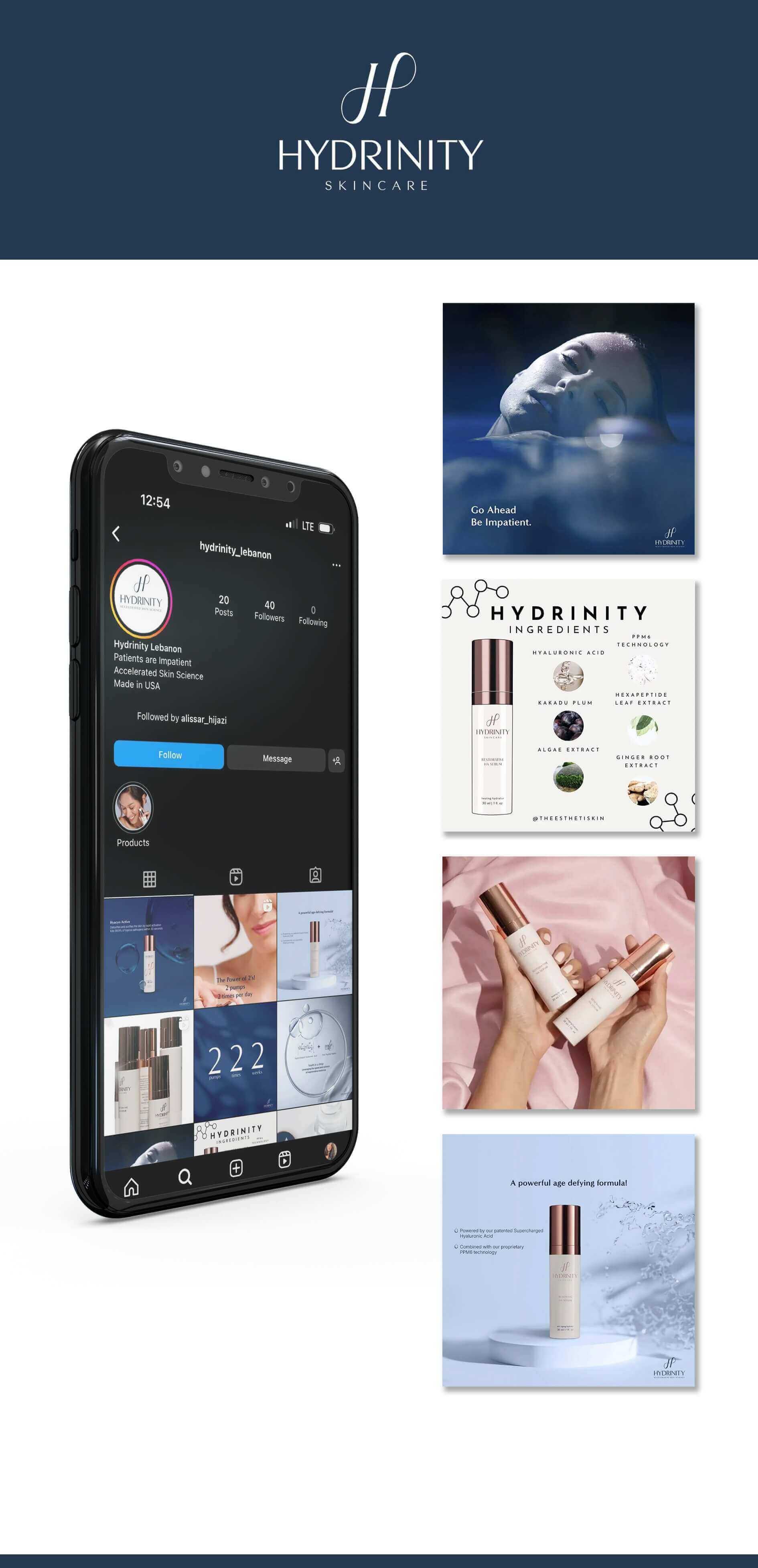 Social media marketing and advertising for Hydrinity in Lebanon