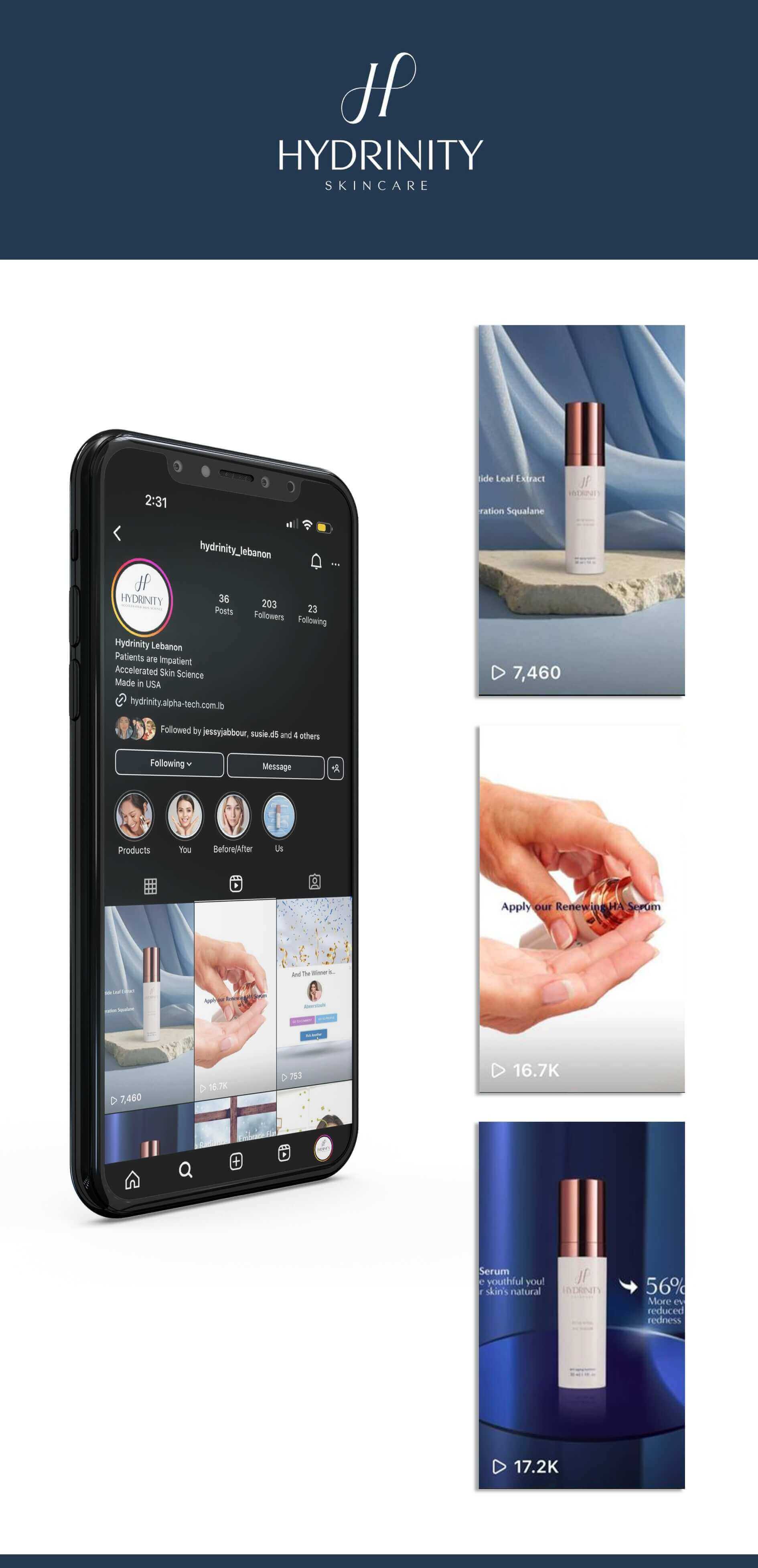 إخراج فيديوهات 360° لمنتجات هايدرينيتي في لبنان