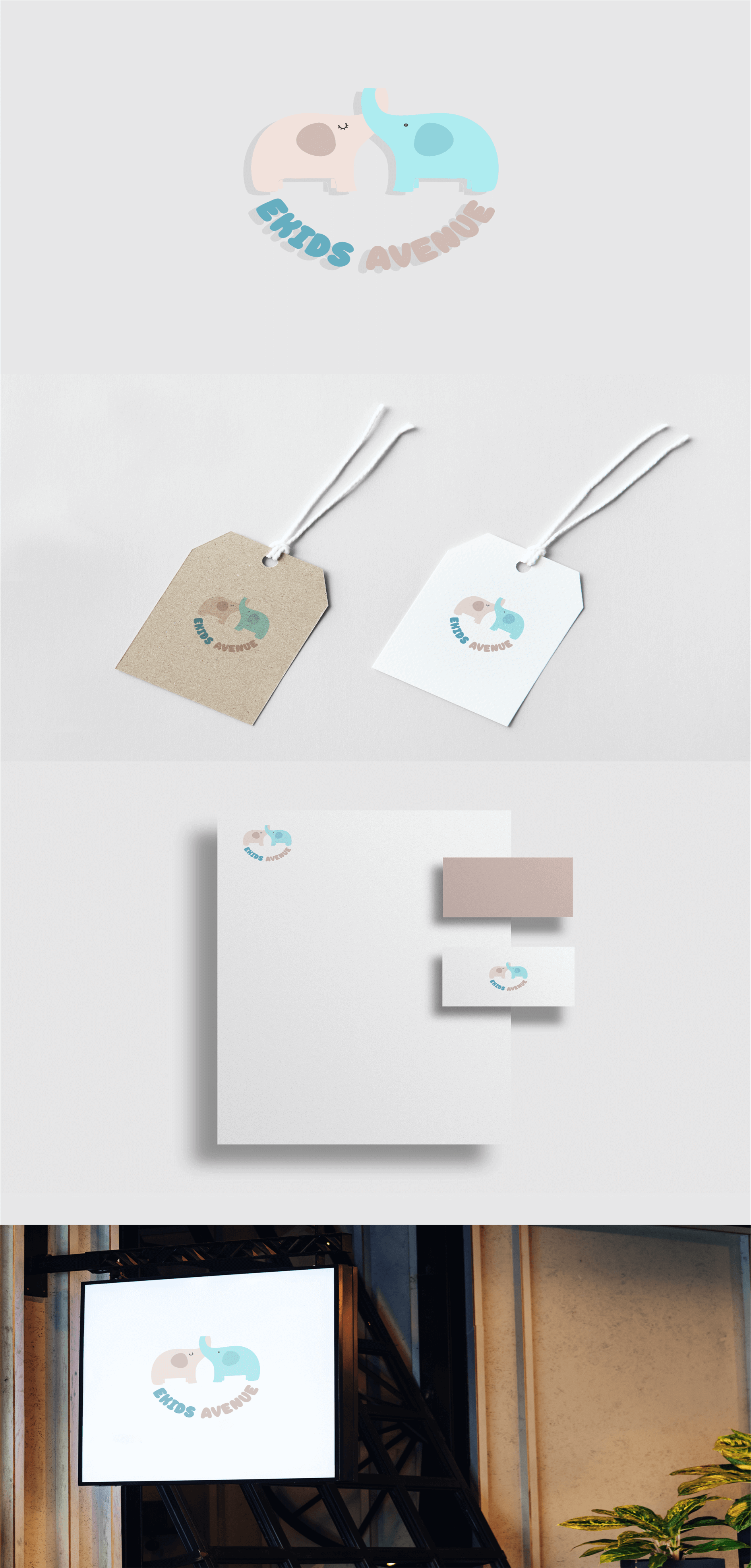 Logo design for ekids avenue in Lebanon