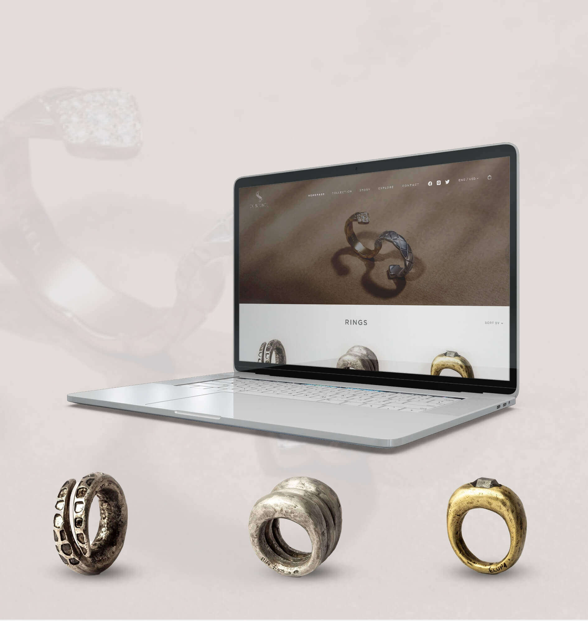 Website design & development for Existence in K.S.A.