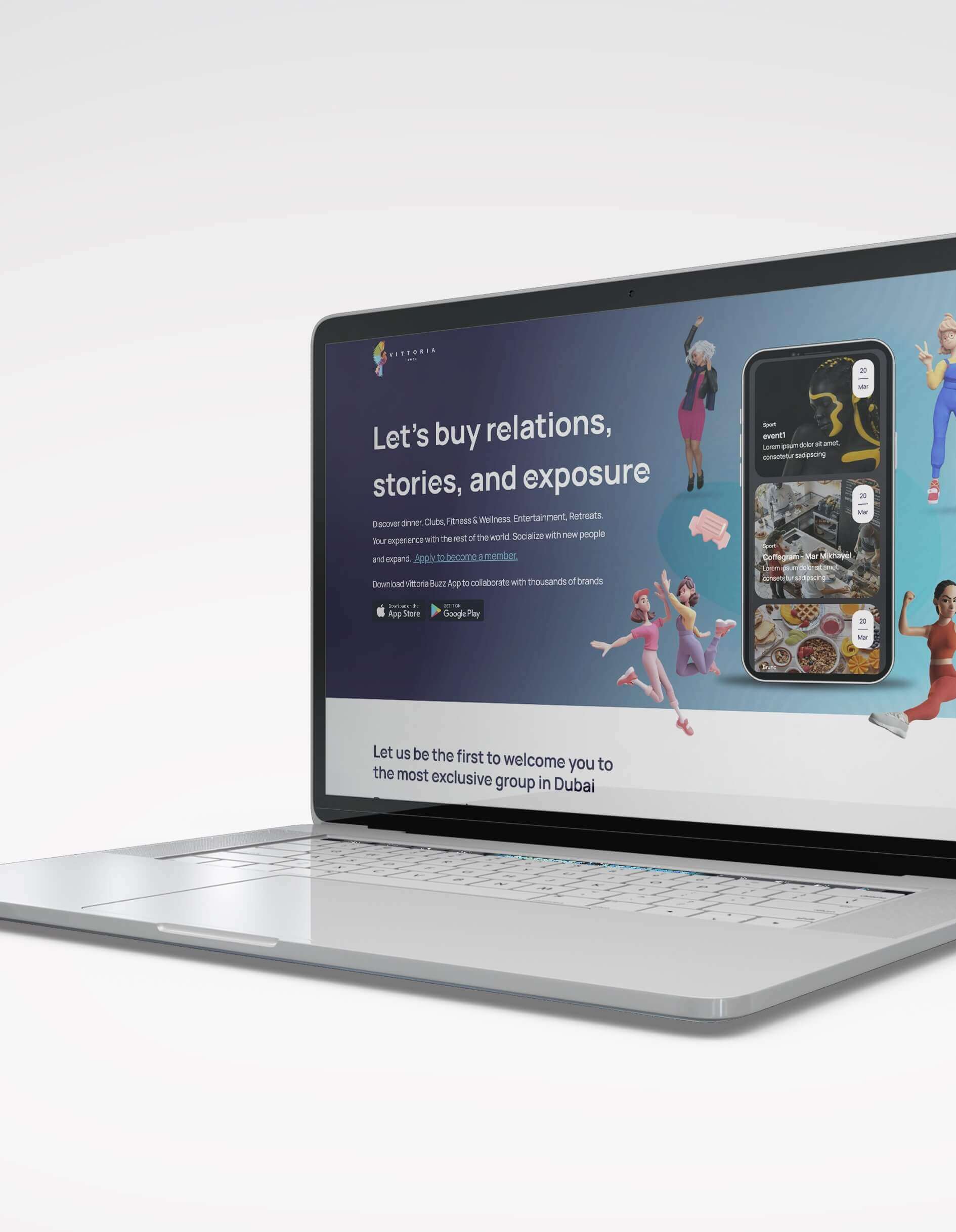 برمجة وتصميم تطبيق موقع الكتروني لشركة فيتوريا في المملكة العربية السعوديّة