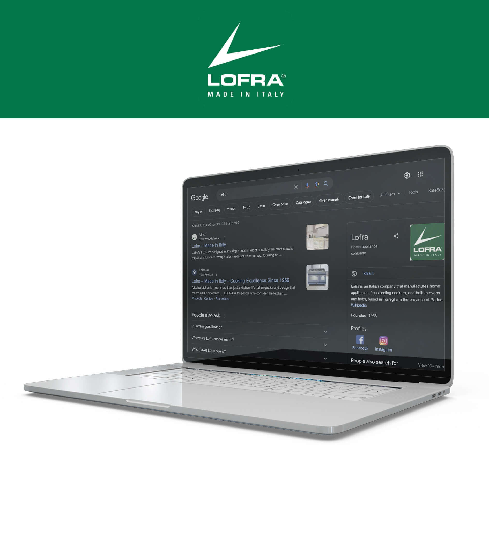 Ads management of Lofra brand for Lteif in Lebanon