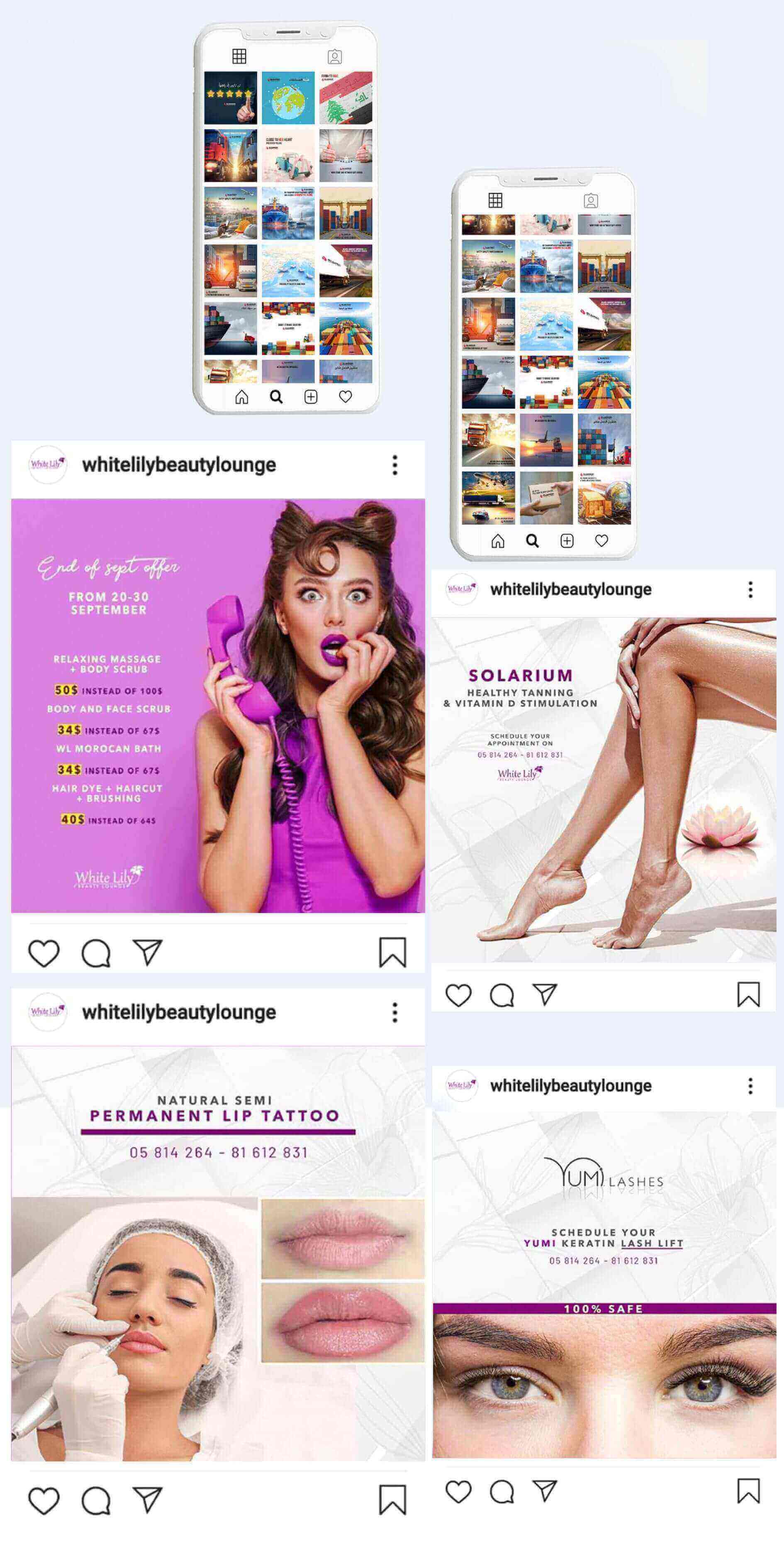 Social Media Marketing for White Lily