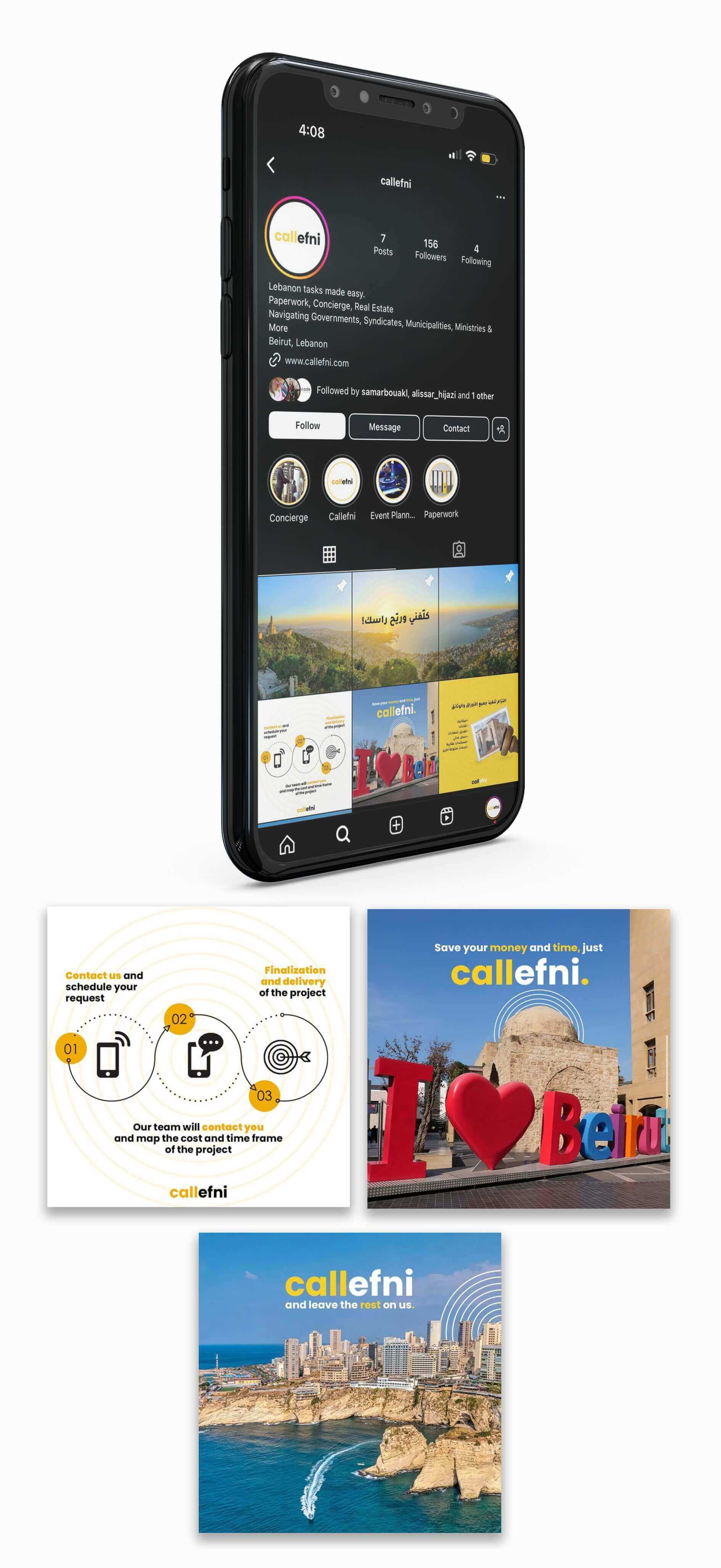 Online marketing and advertising for Callefni in Lebanon