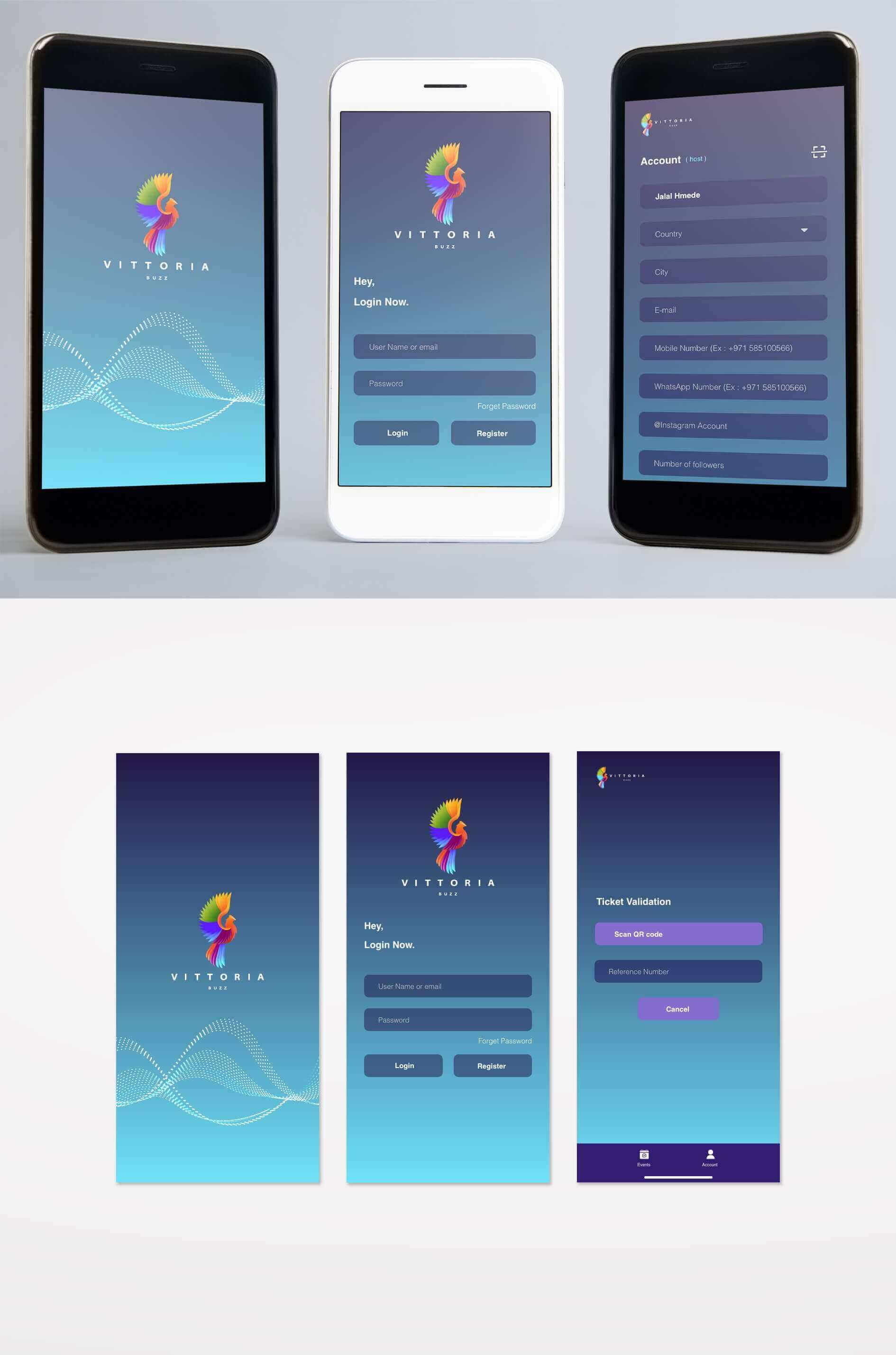 Mobile App design and development for Vittoria LLC based in K.S.A.