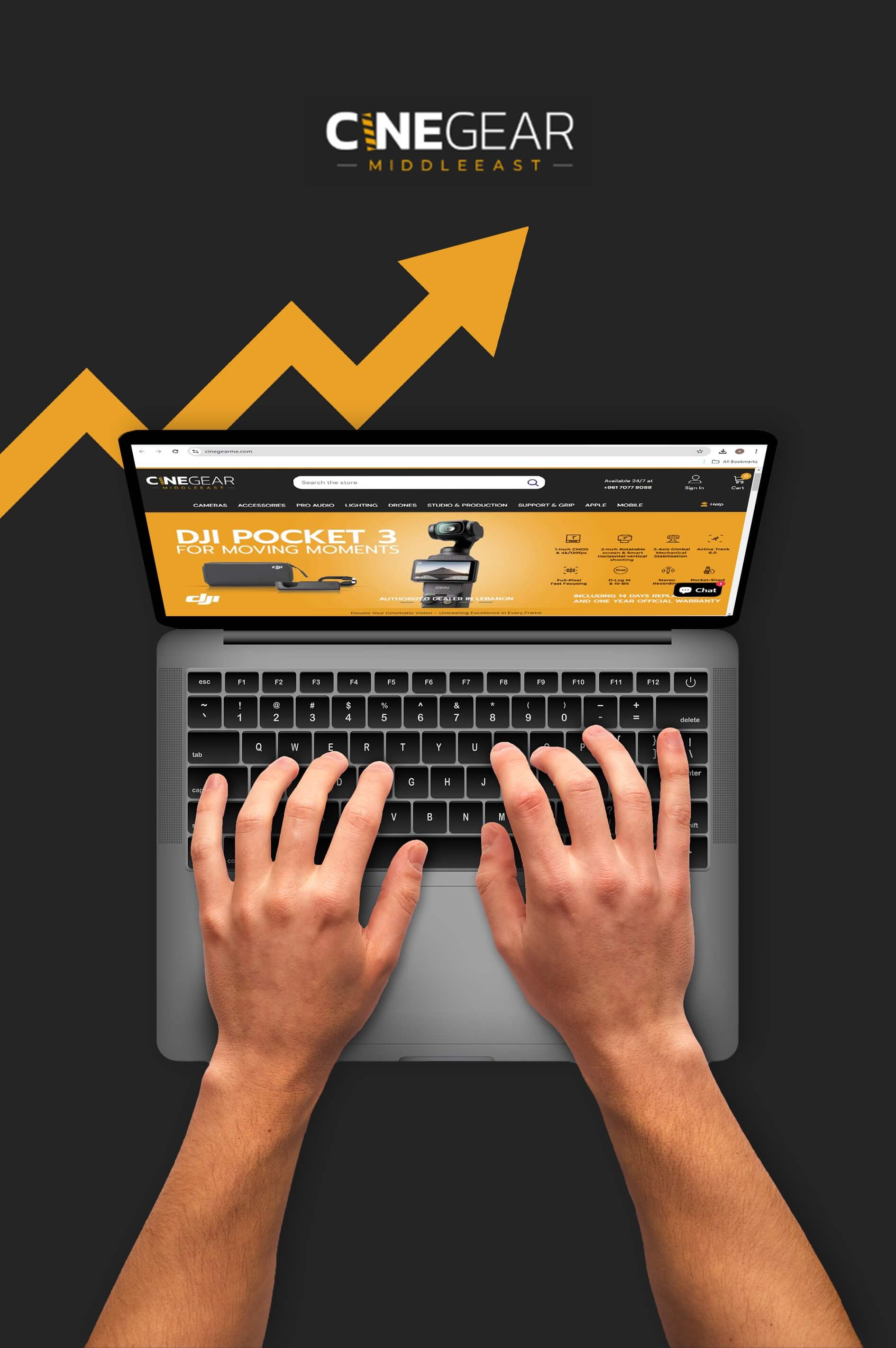 Ads management for Cinegear Middle East