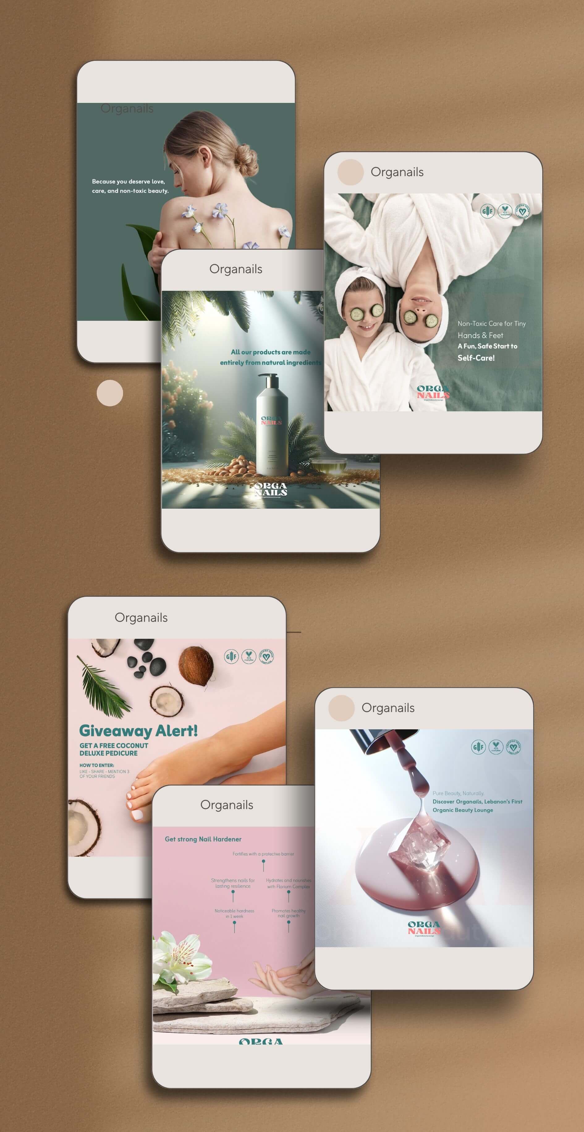 التسويق وإدارة وسائل التواصل الاجتماعي لـ Orga Nails