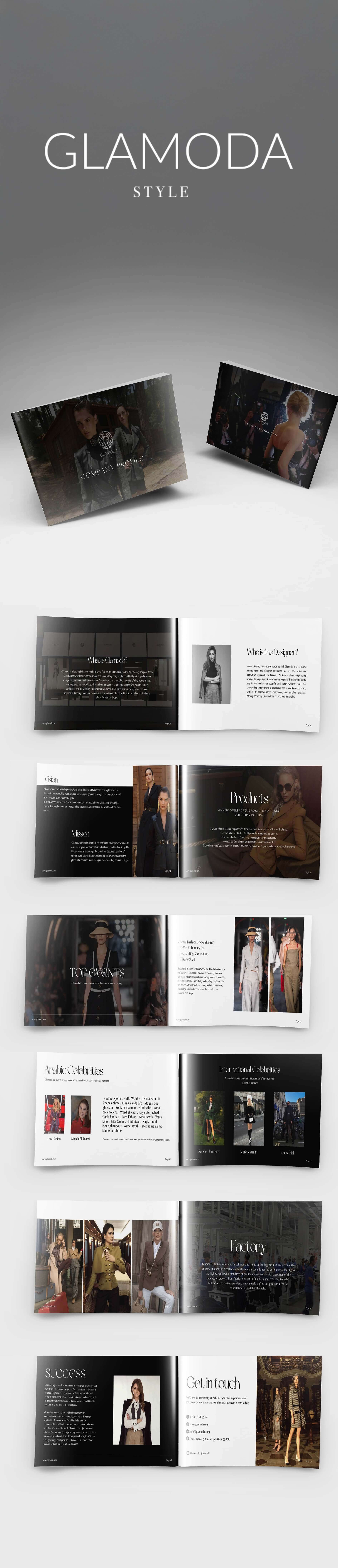 تصميم ملف شركة غلامودا