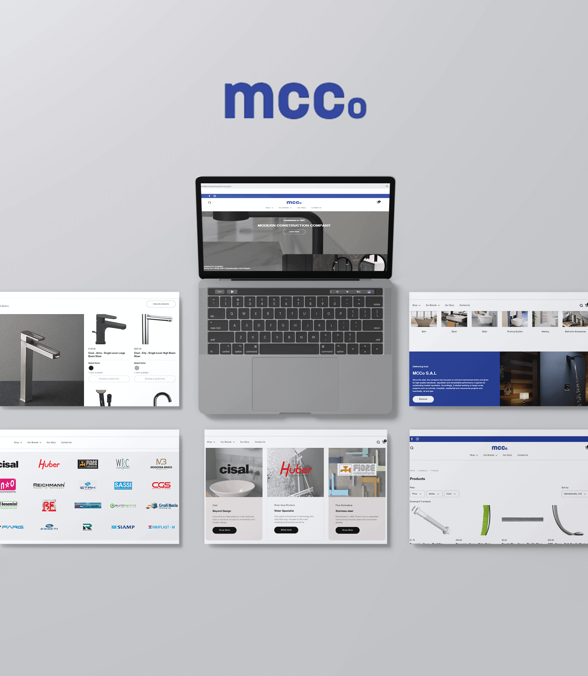 تطوير موقع Shopify لشركة Modern Construction Company (MCCO)