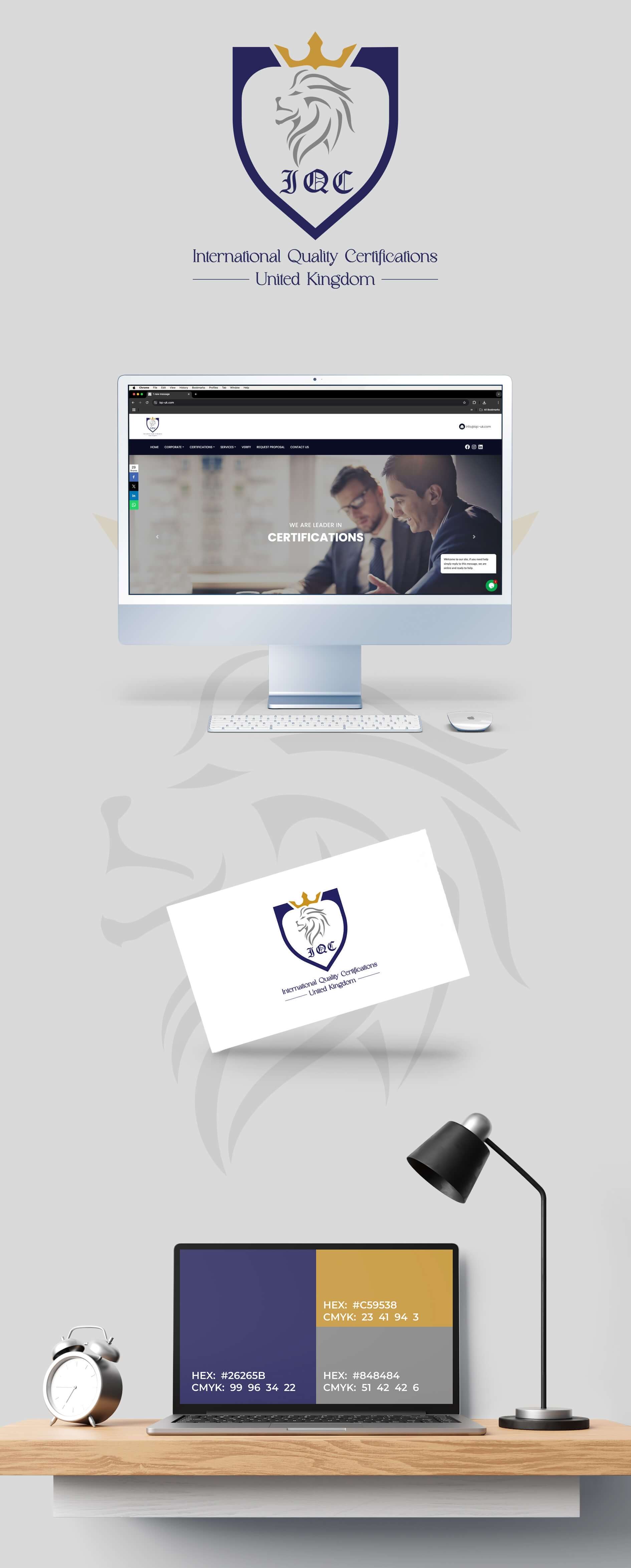 تصميم شعار لشركة IQC