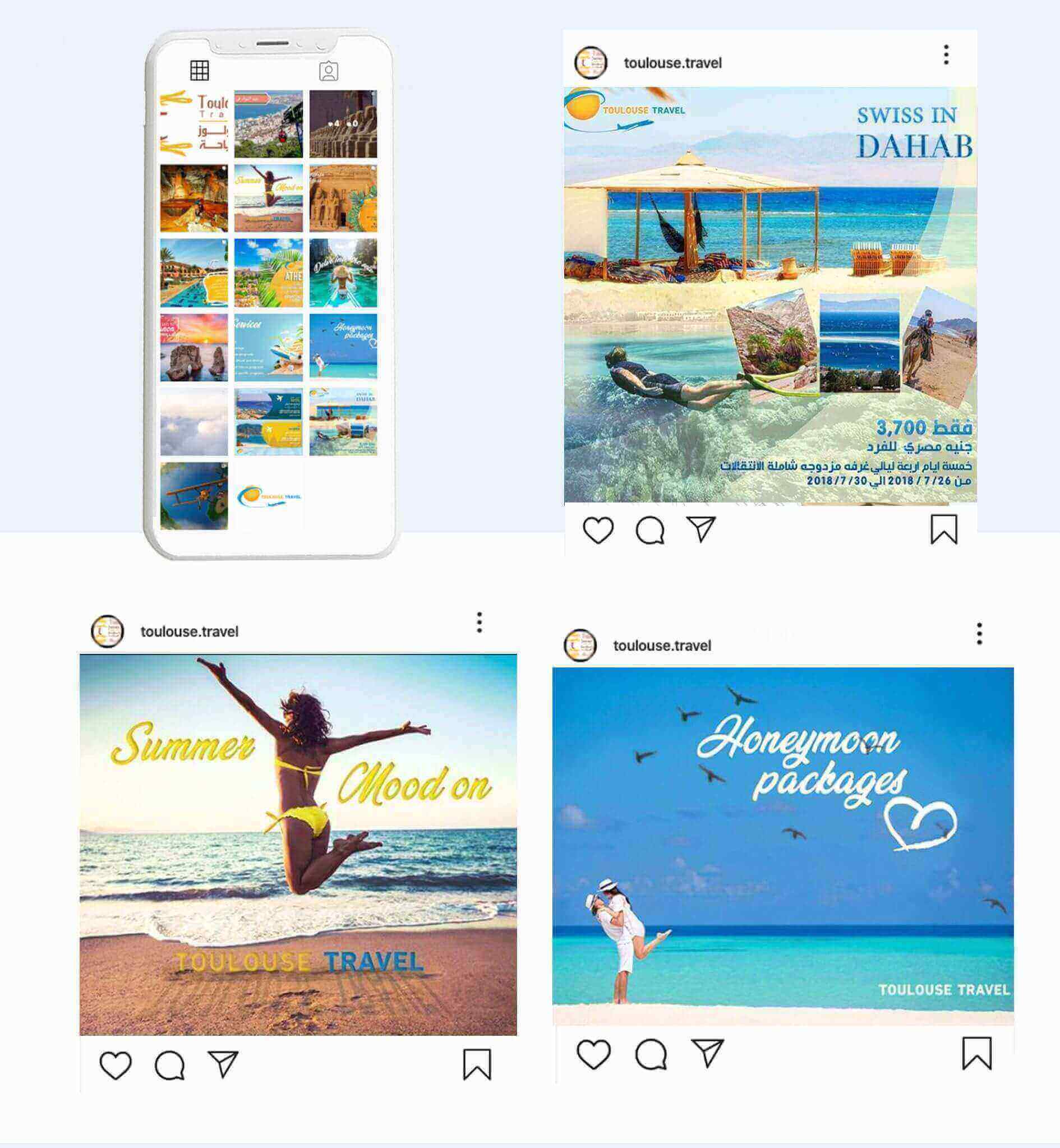 Toulouse Travel social media marketing