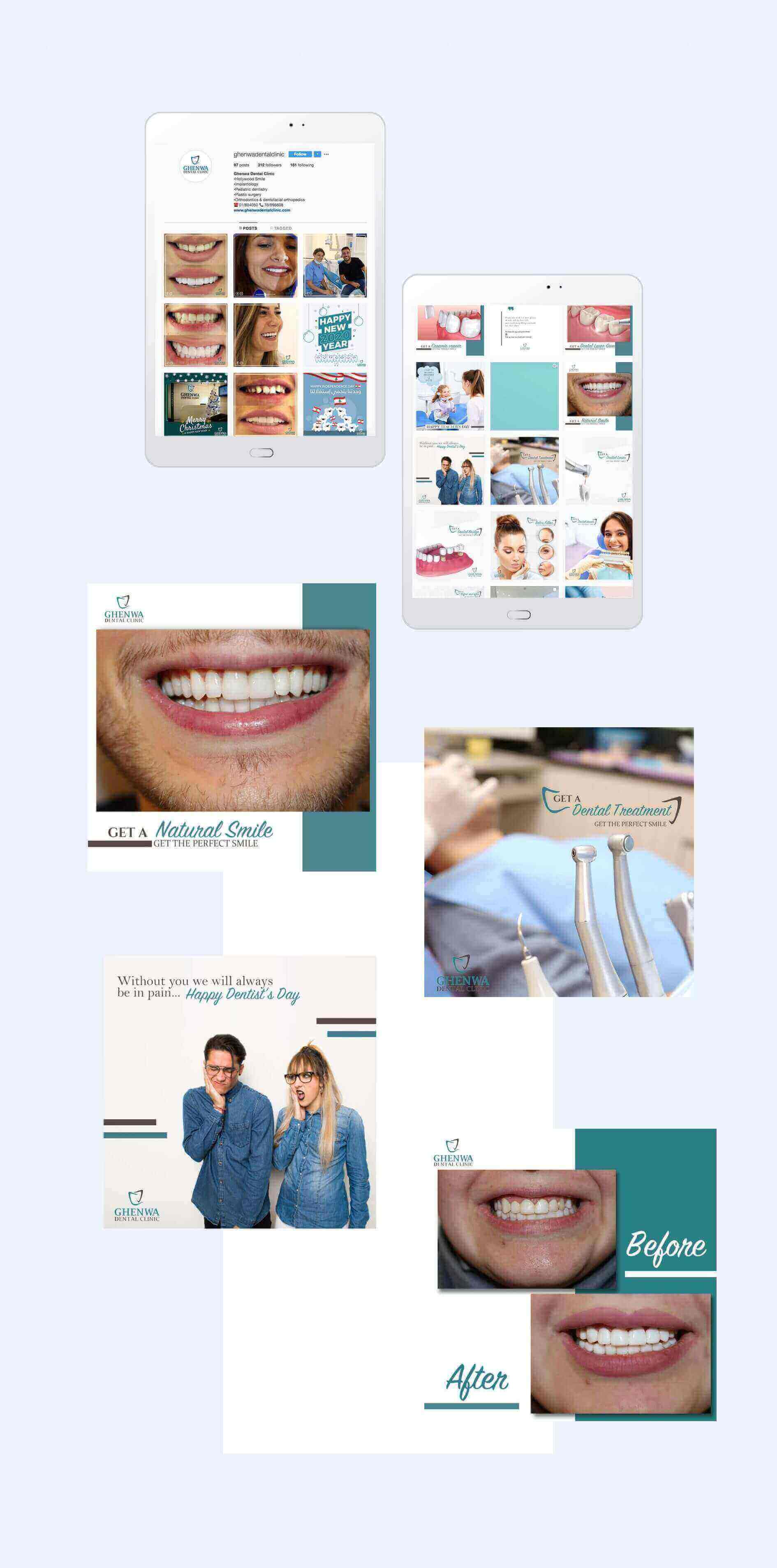 Ghenwa Dental Clinic online marketing
