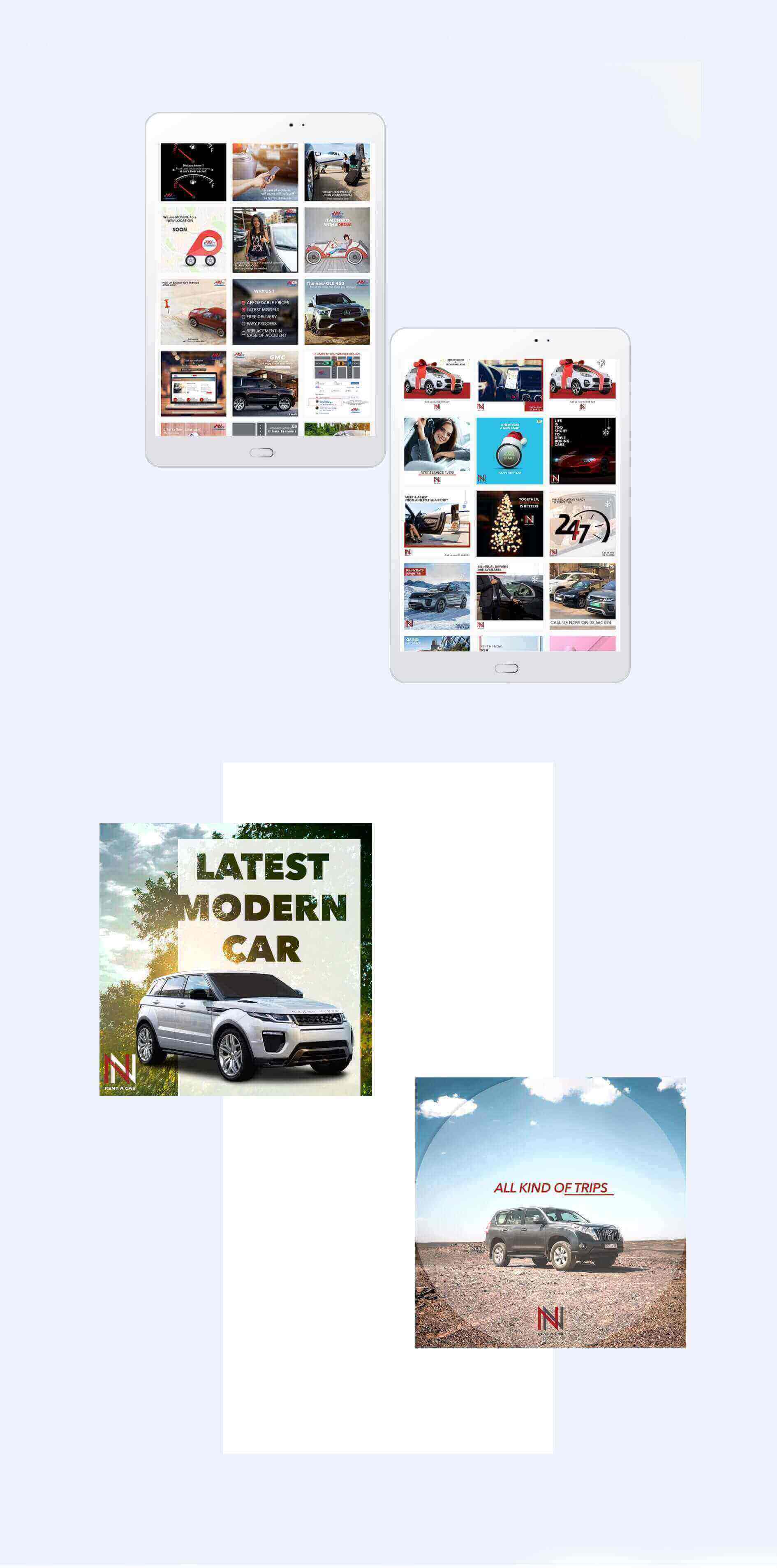 NN Rent A car online presence and marketing