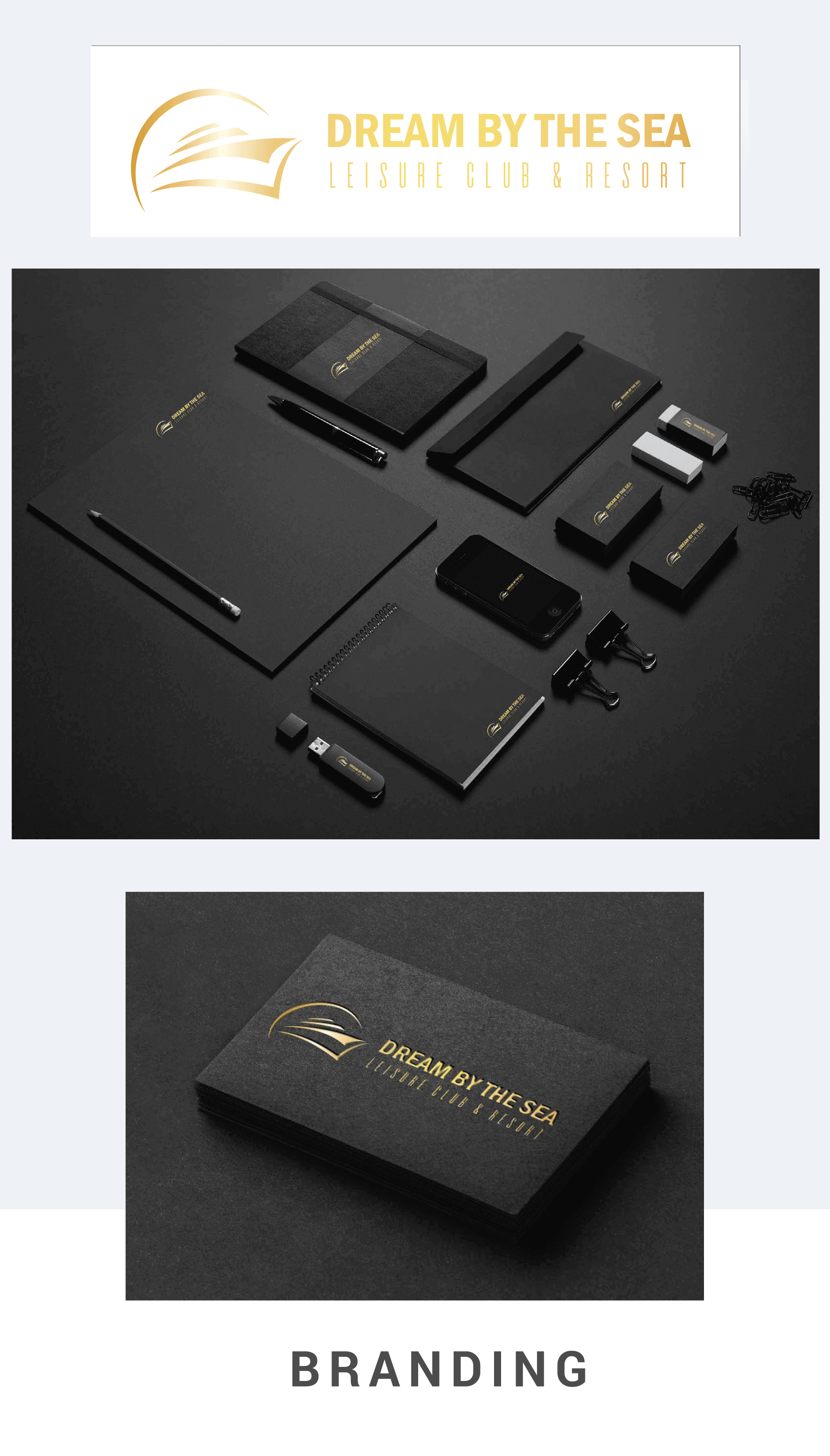 Dream by the sea branding