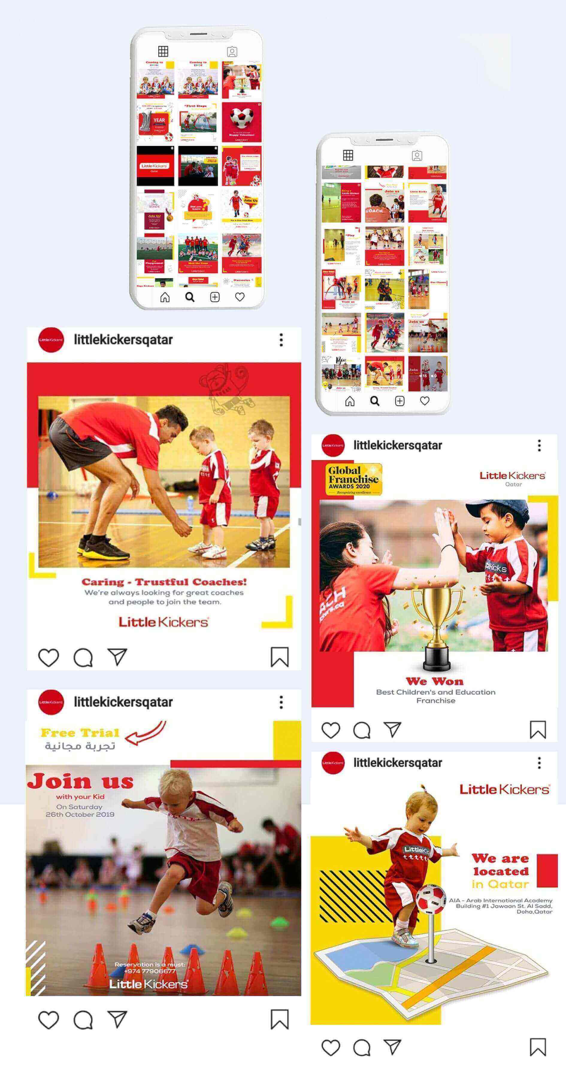 Little Kickers Social Media management