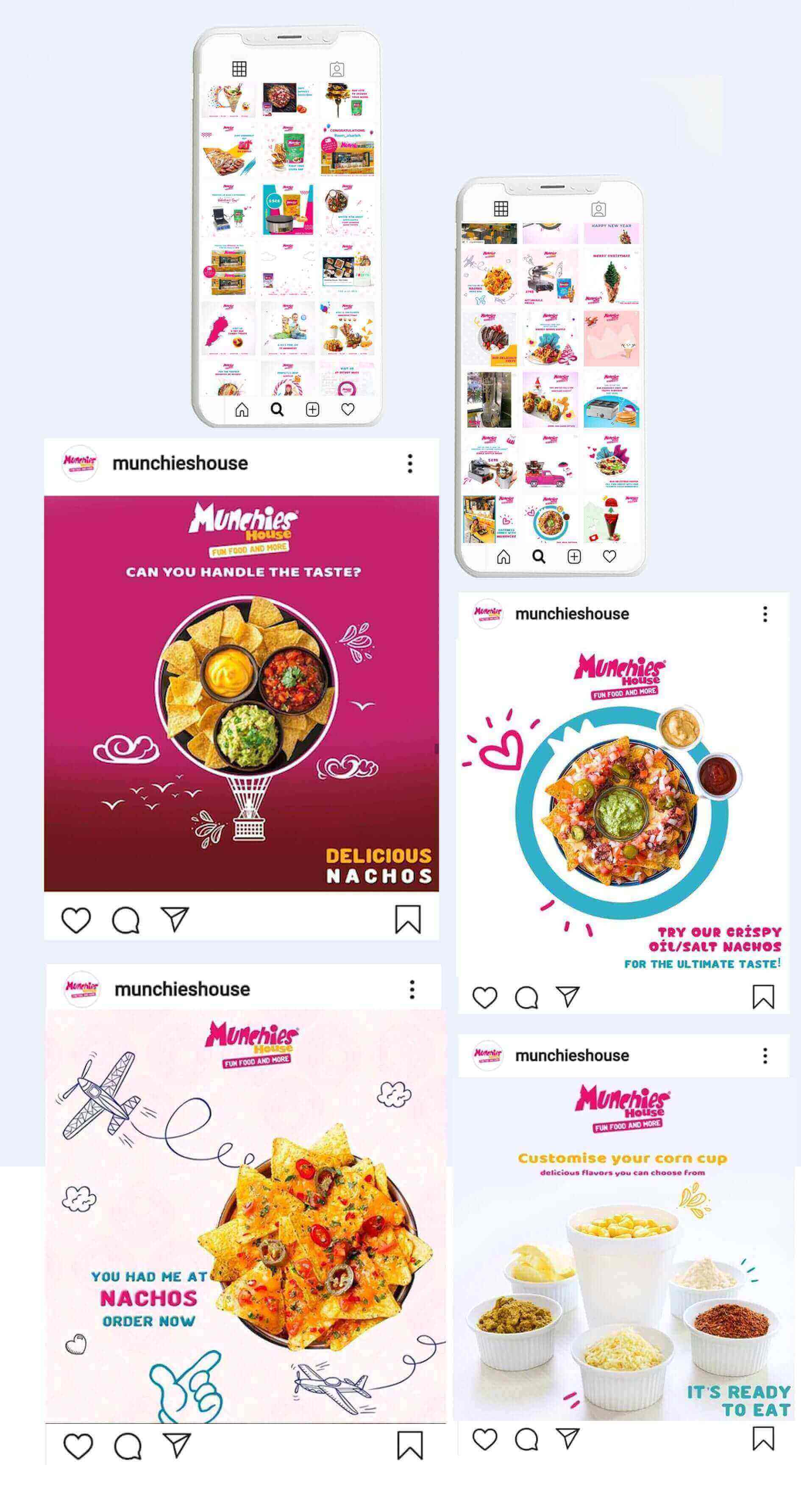 Social Media campaign for Munchies house
