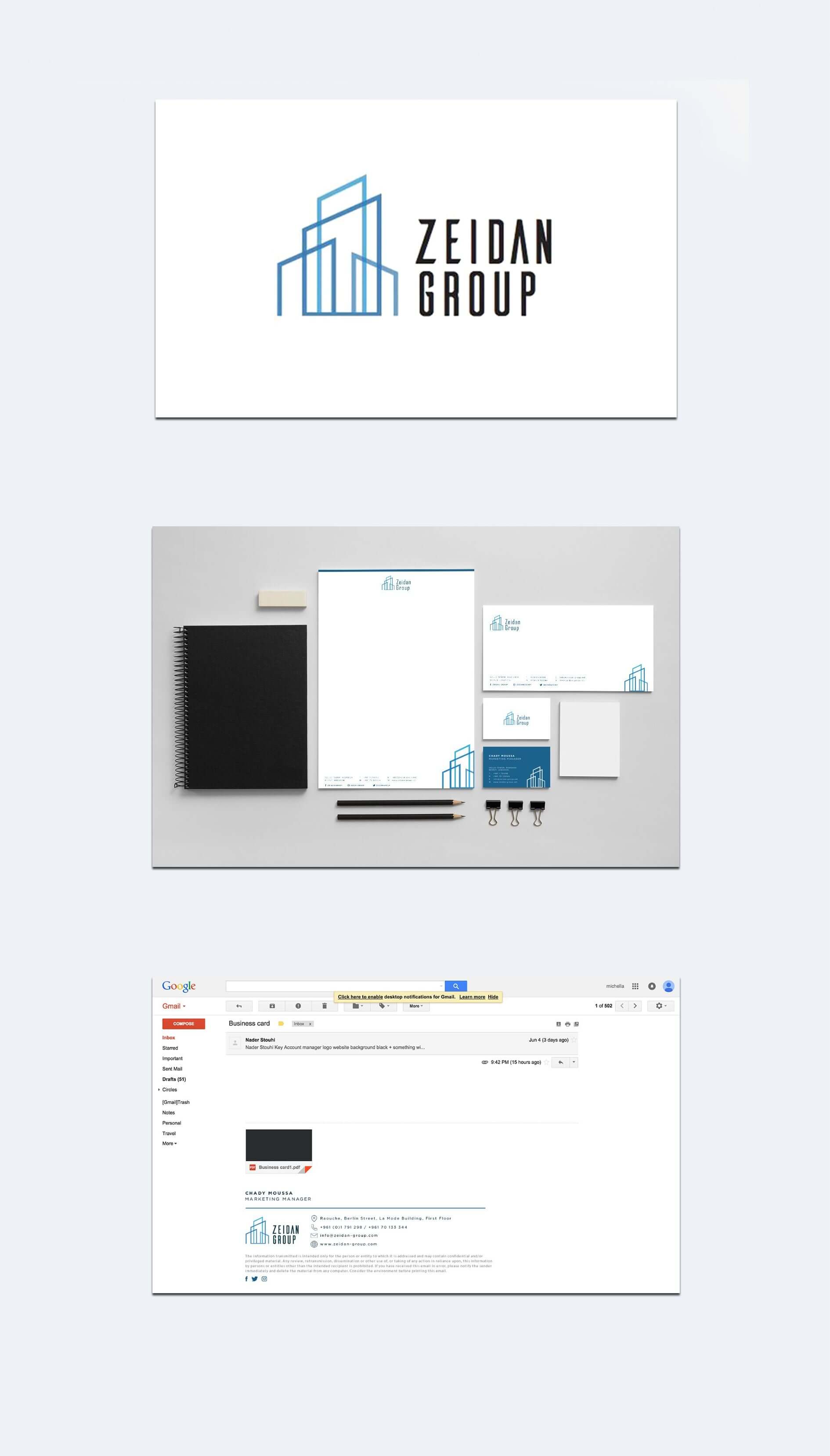 Zeidan Group full branding