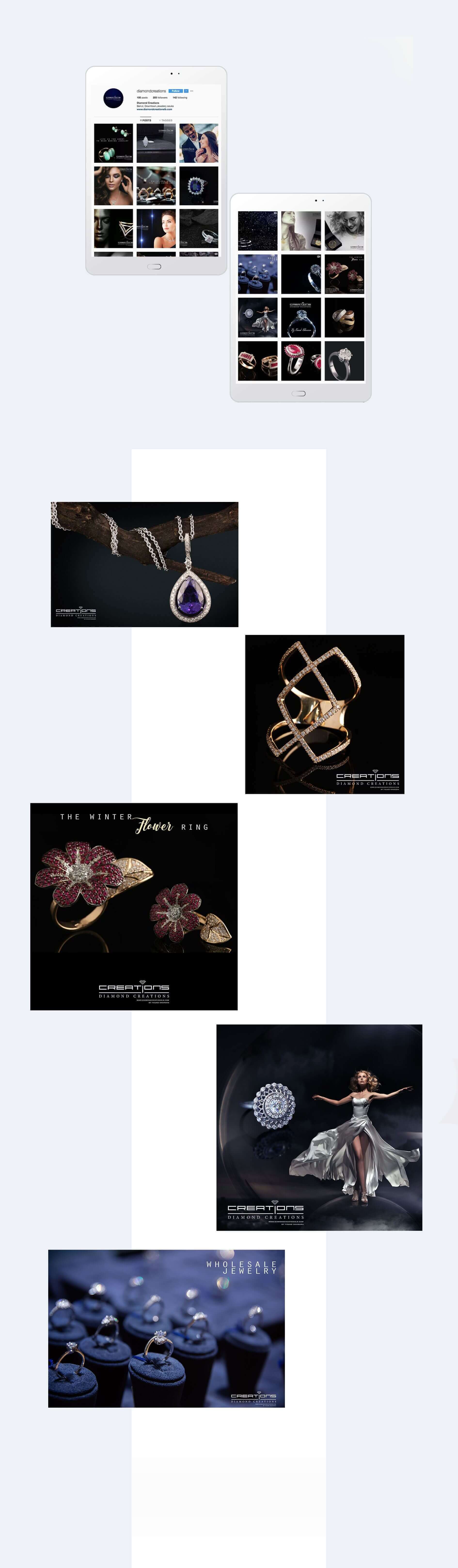 Diamond Creations online marketing