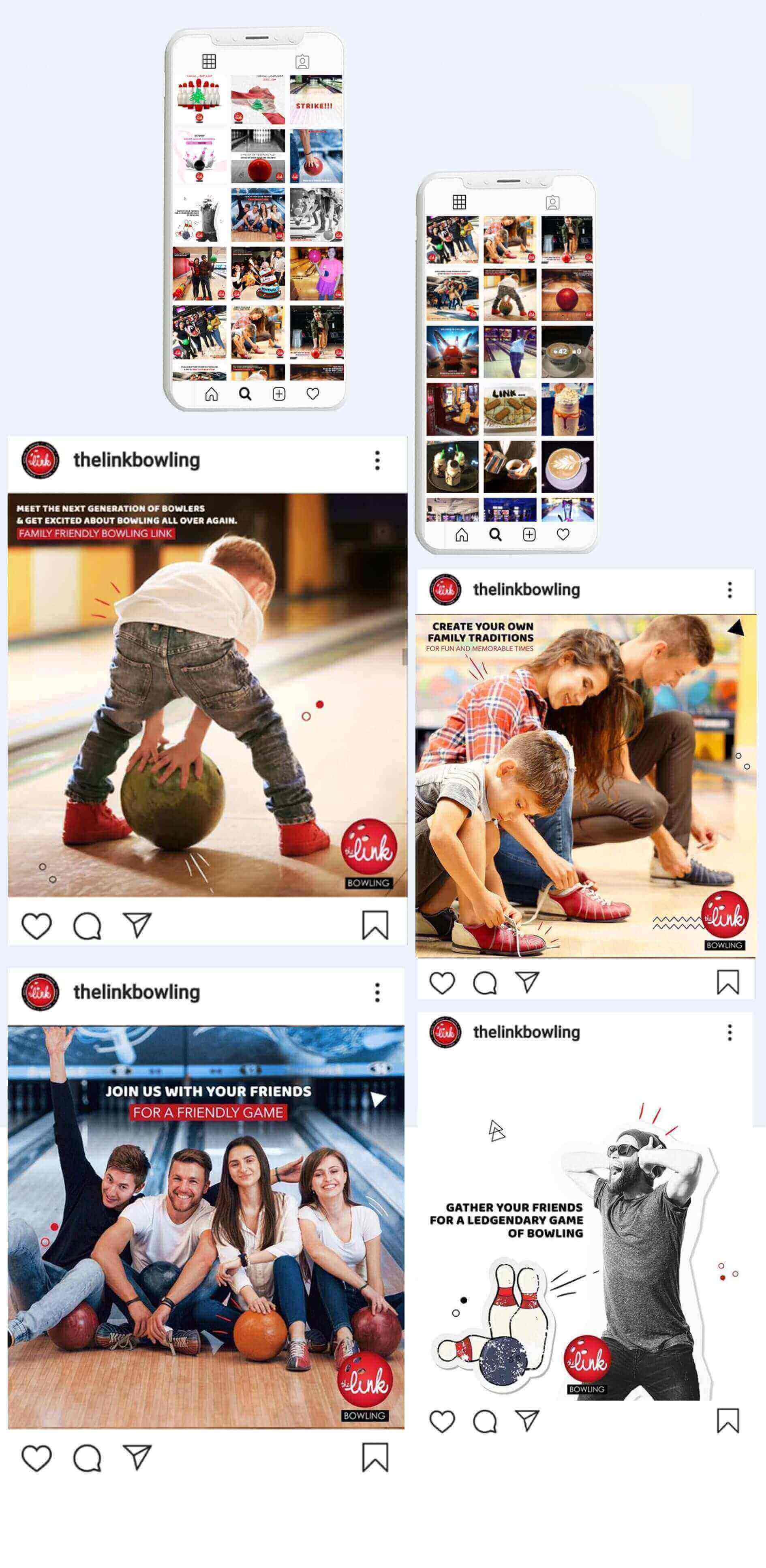 ذا لينك بولينج على وسائل التواصل الإحتماعي