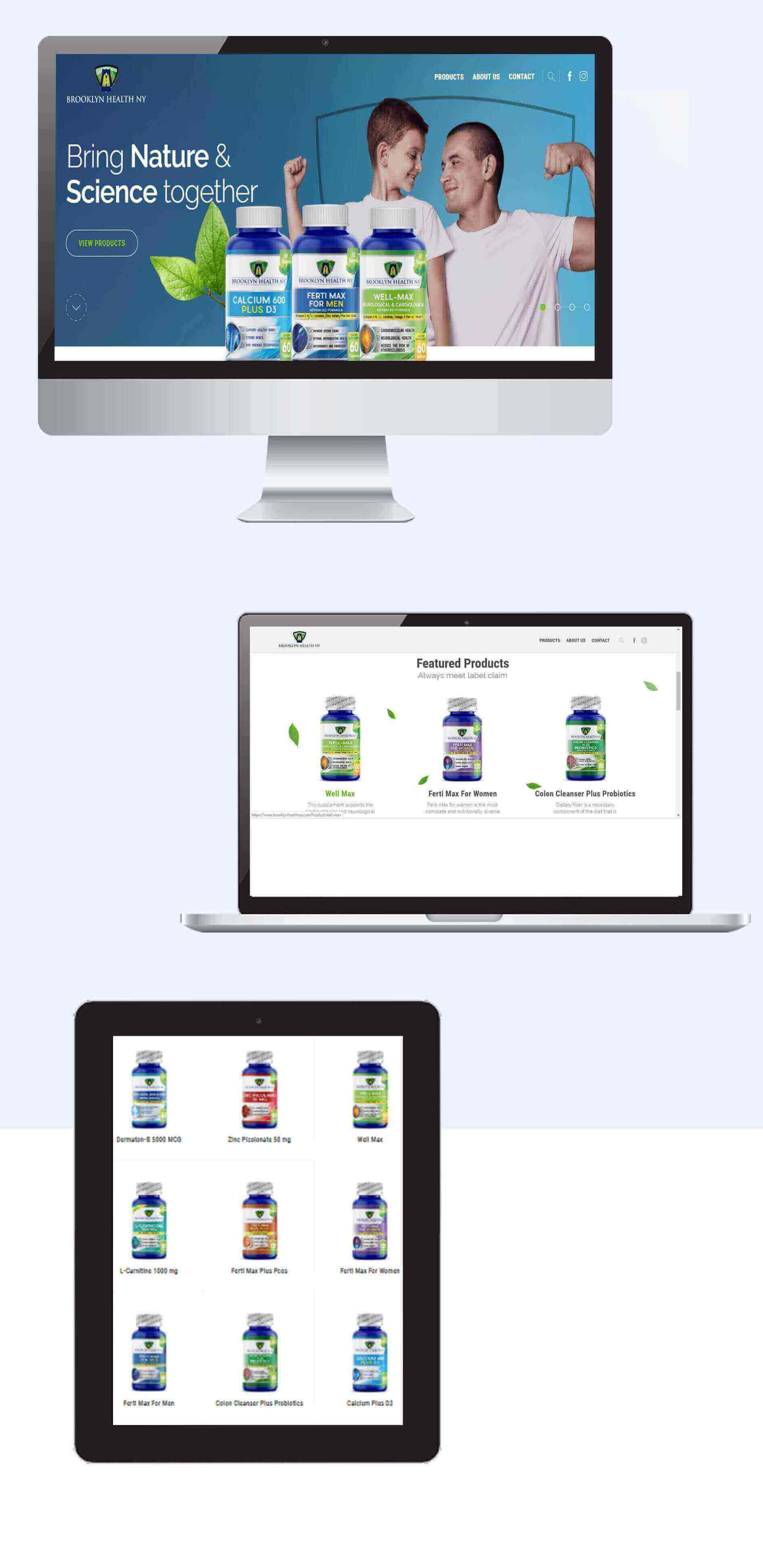 Brooklyn Health New York web design and development