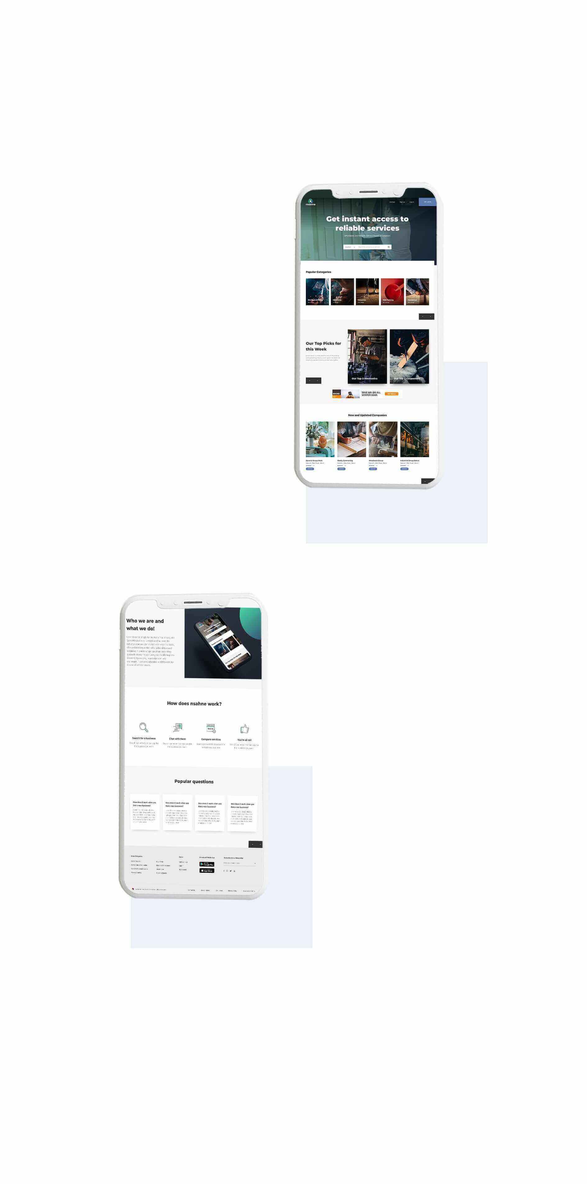Nsahne Mobile App development