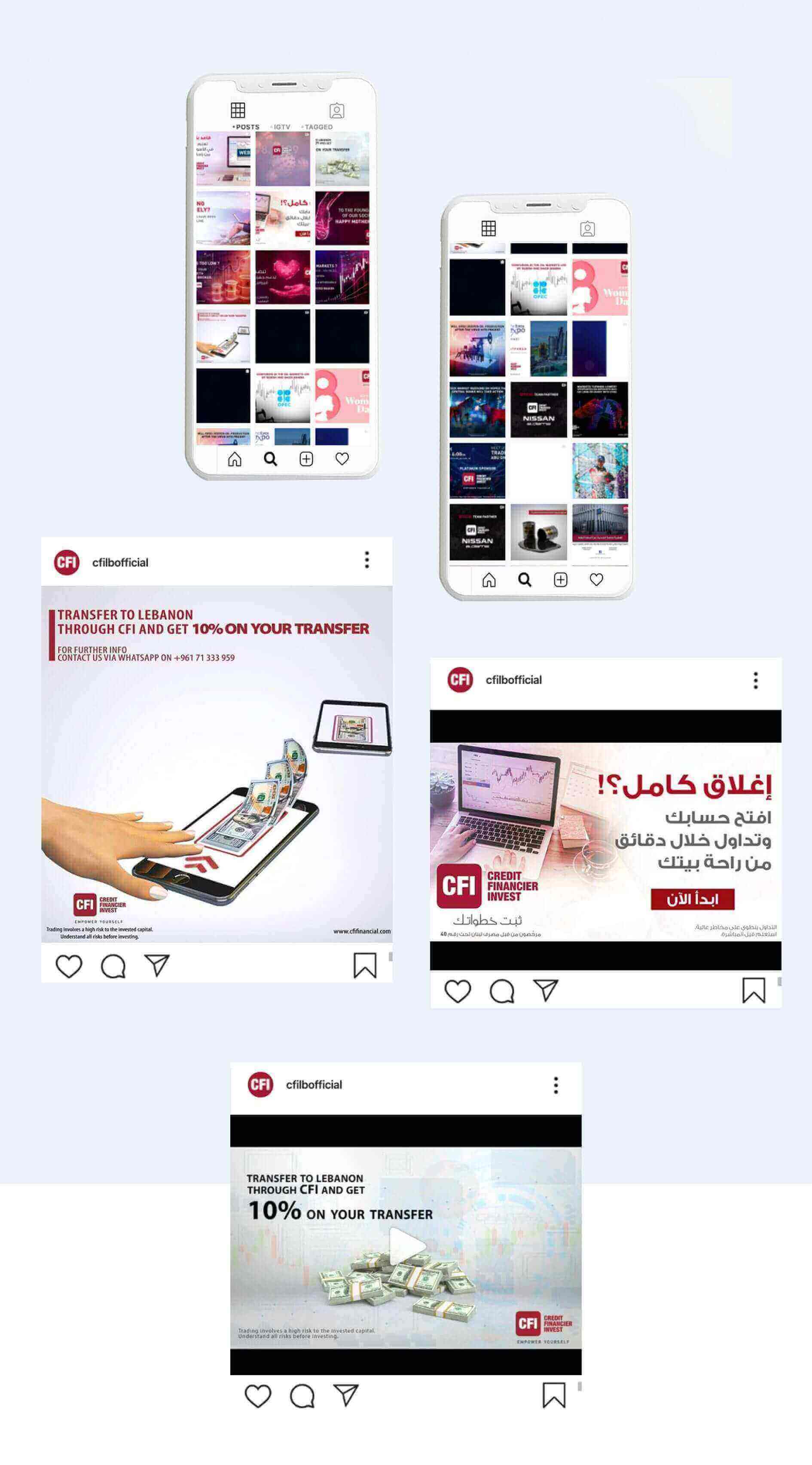 تسويق وإدارة صفحات الإعتماد المالي انفست على الإنترنت