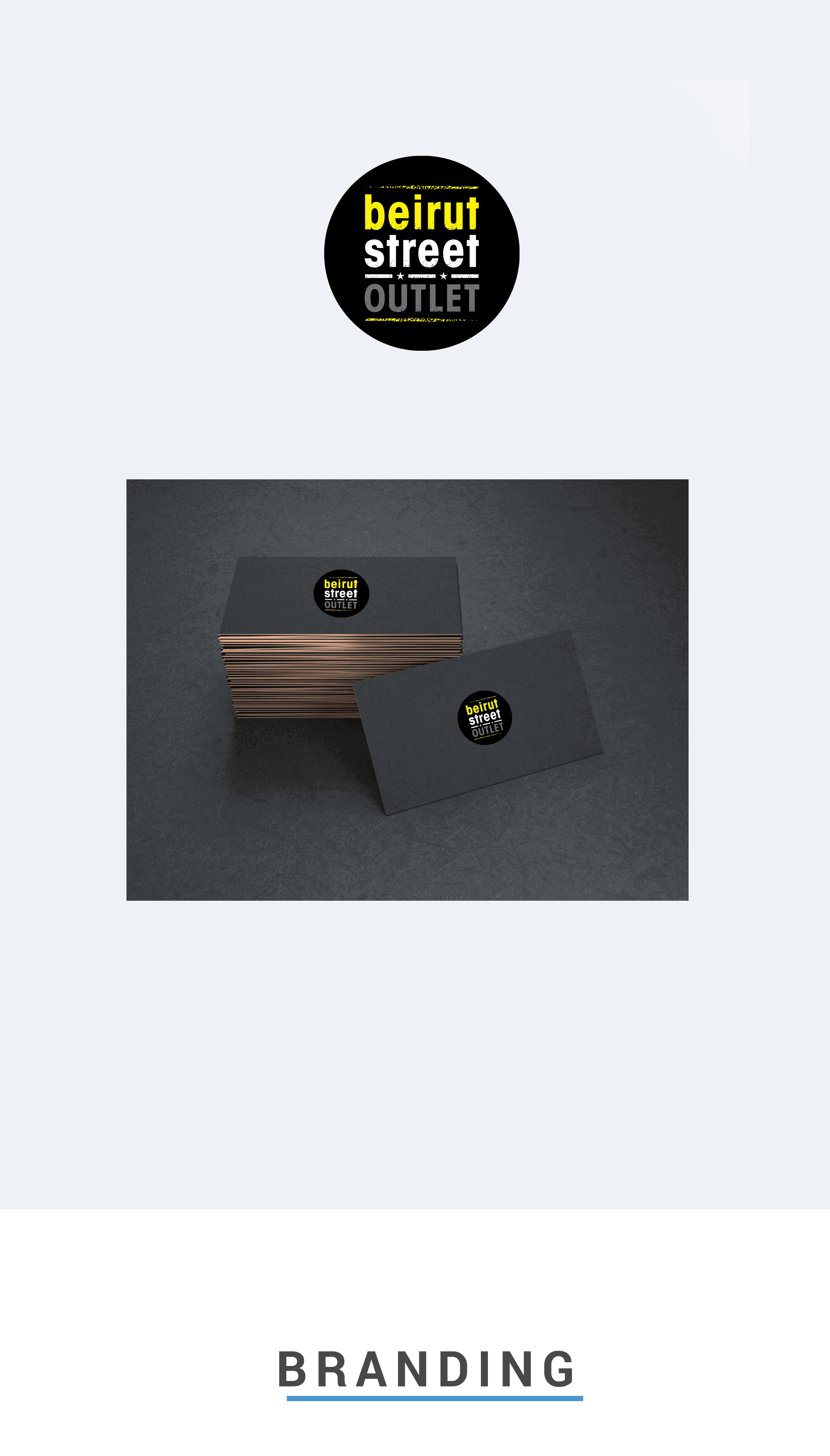 Full branding for Beirut Street Outlet