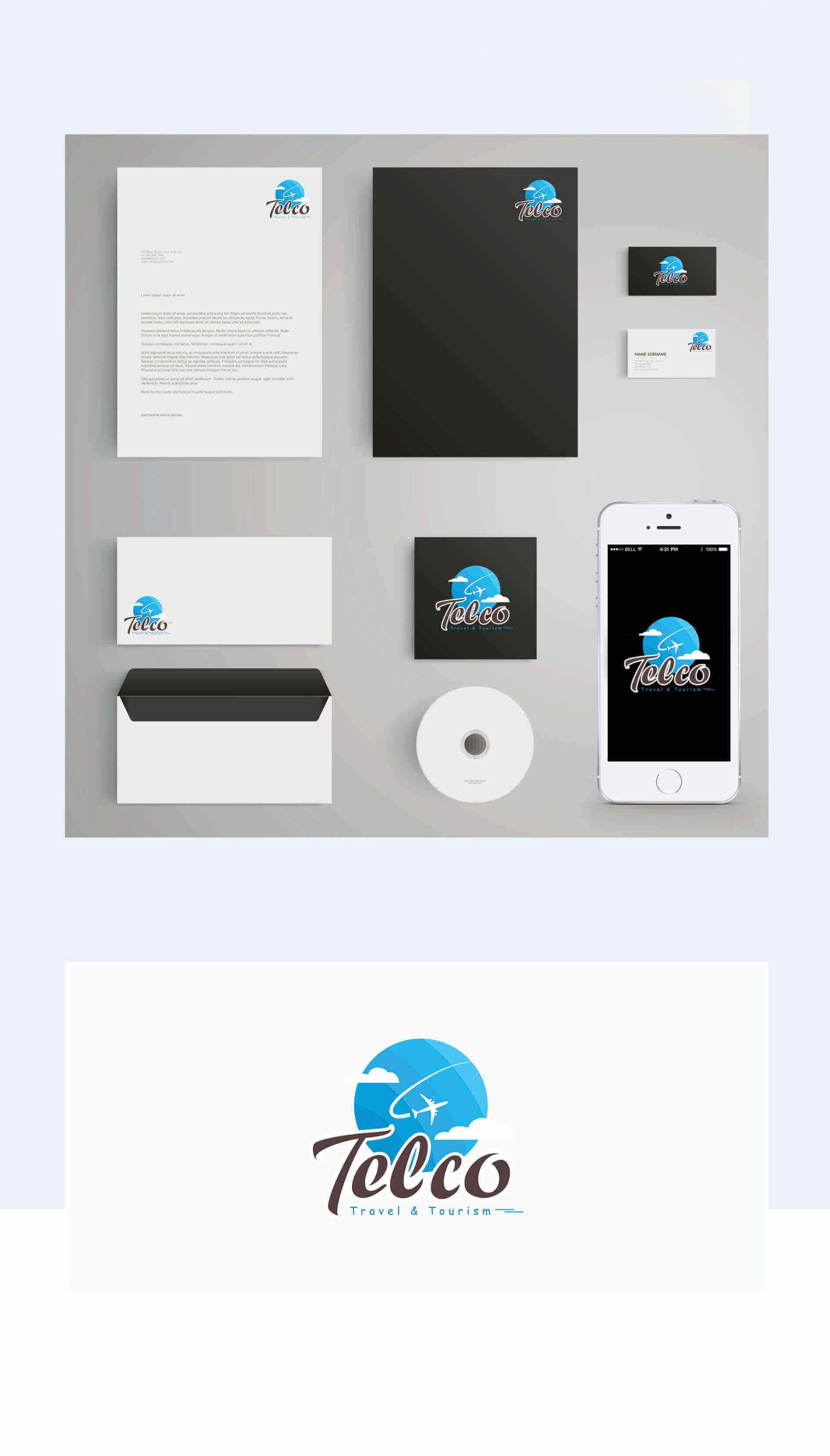 Logo design for Telco Travel & Tourism