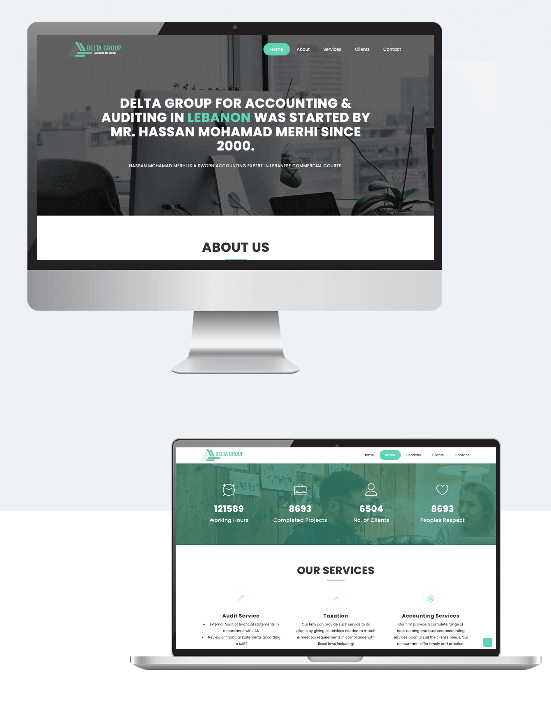 Template Website for Delta Group 