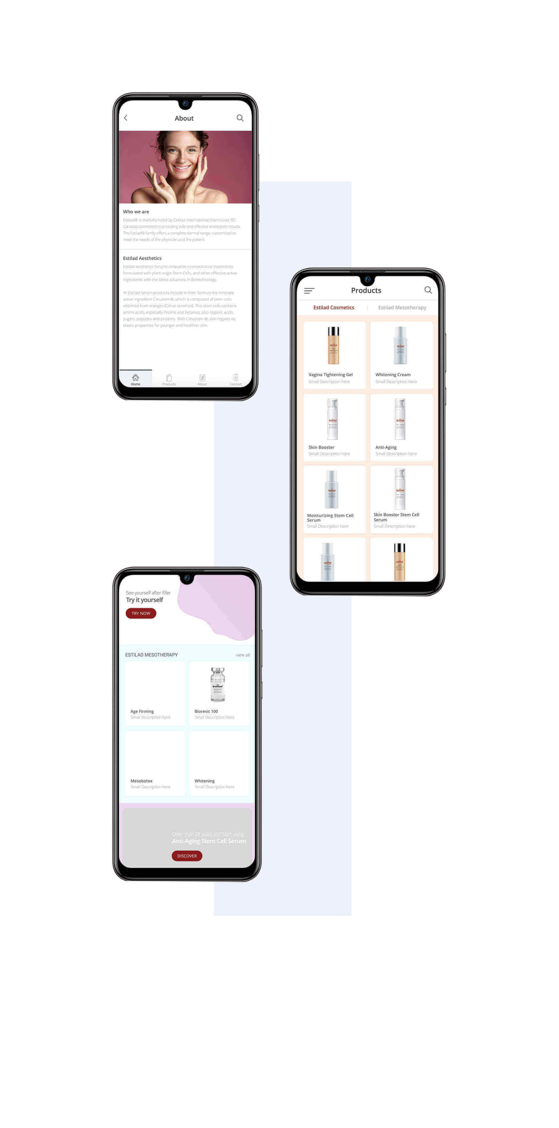 تصميم وبرمجة تطبيق هاتف لشركة استيلاد