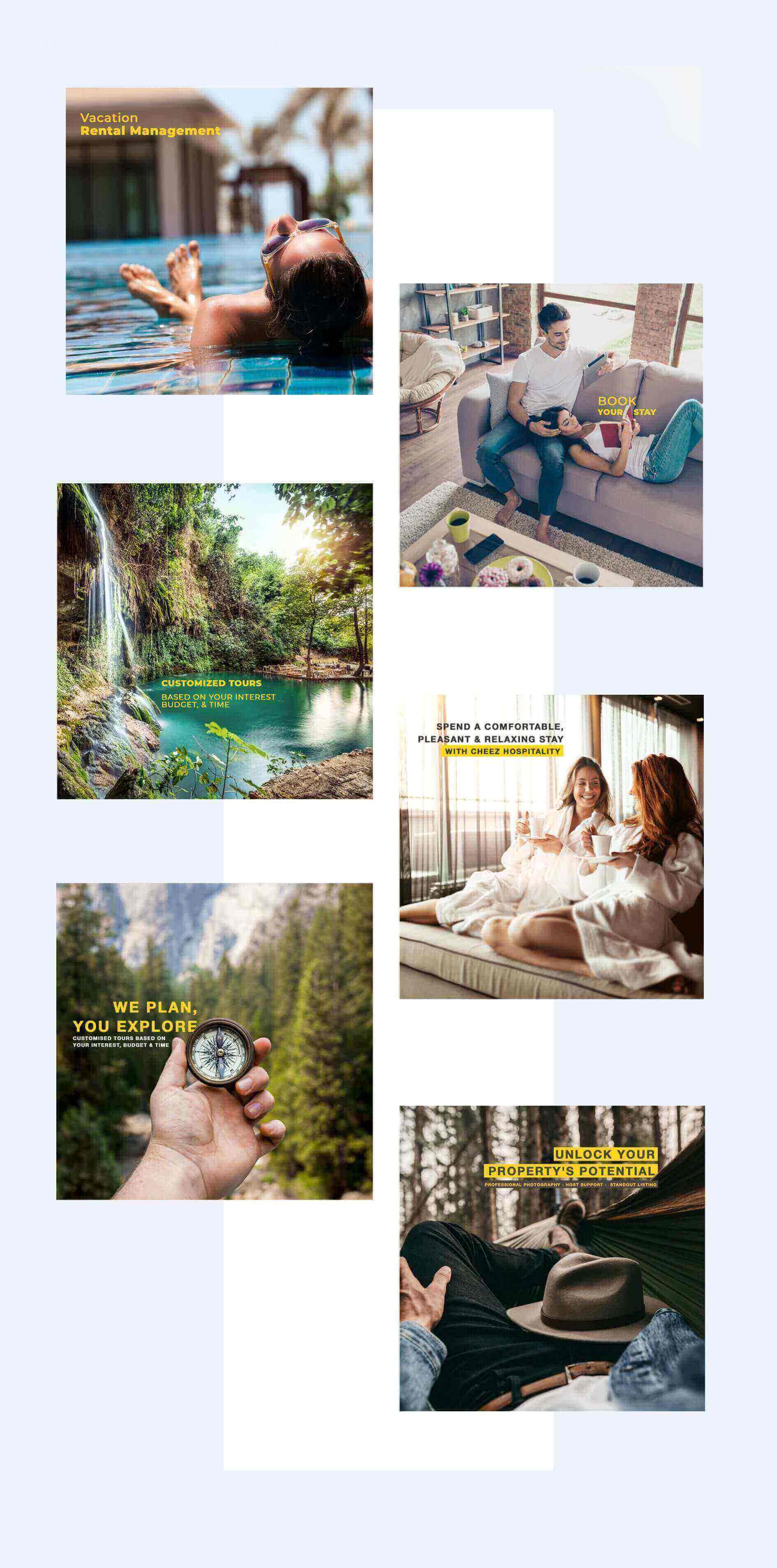 حملة تسويقيّة وإداريّة على مواقع التواصل الإجتماعي لشركة تشيز