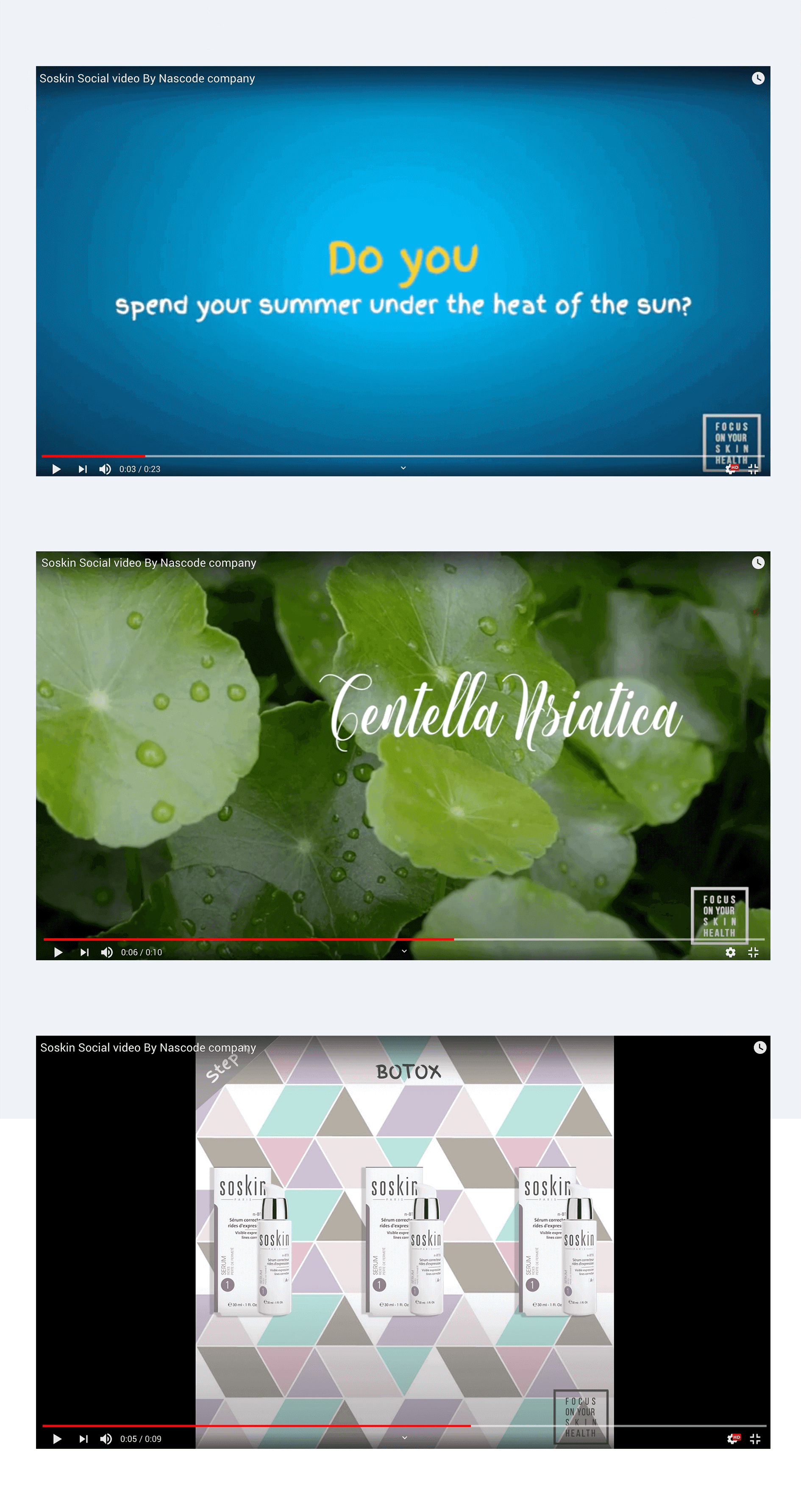 Soskin Video production