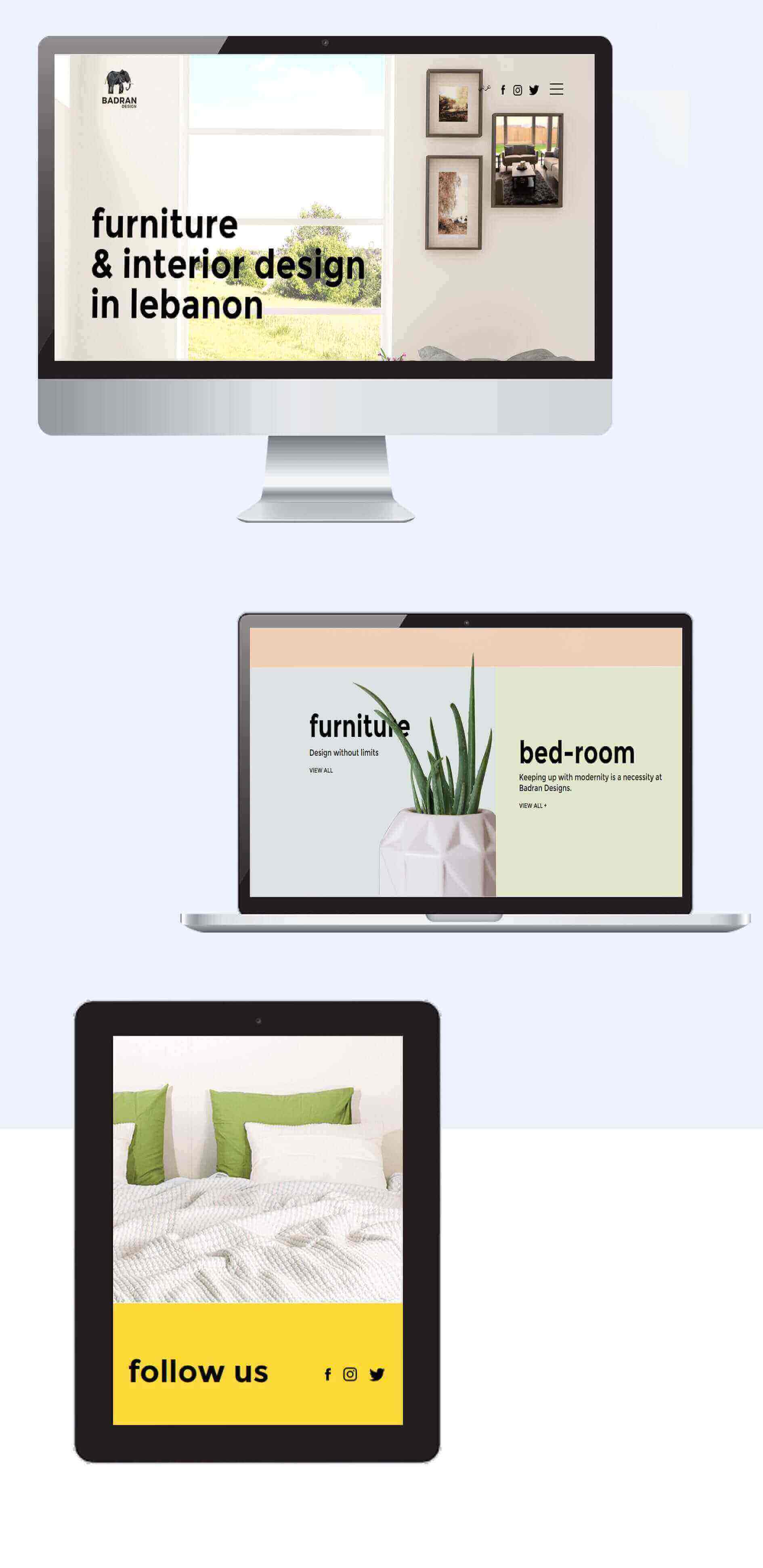 Badran Design website design and development