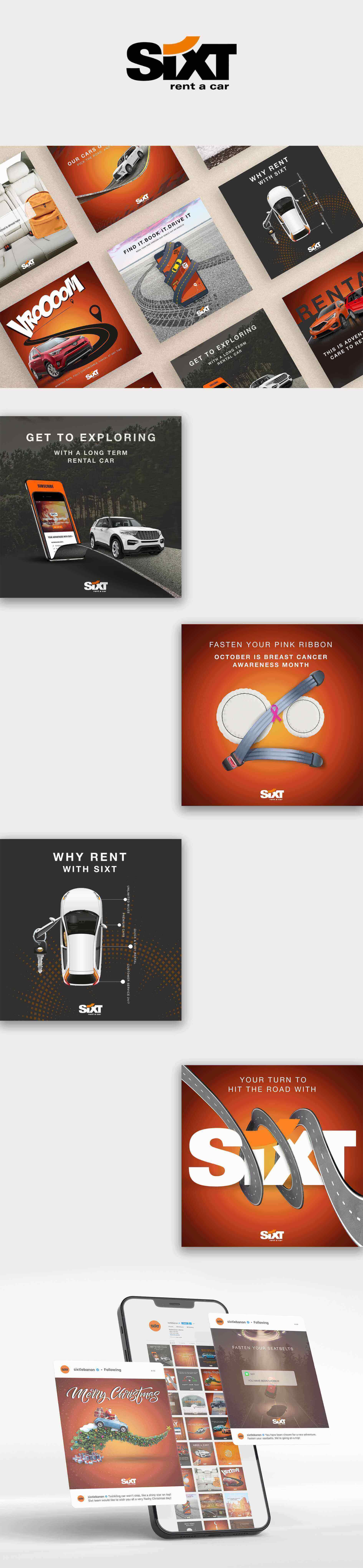 حملة تسويقيّة عبر الإنترنت لشركة سيكست لتأجير السيارات في لبنان