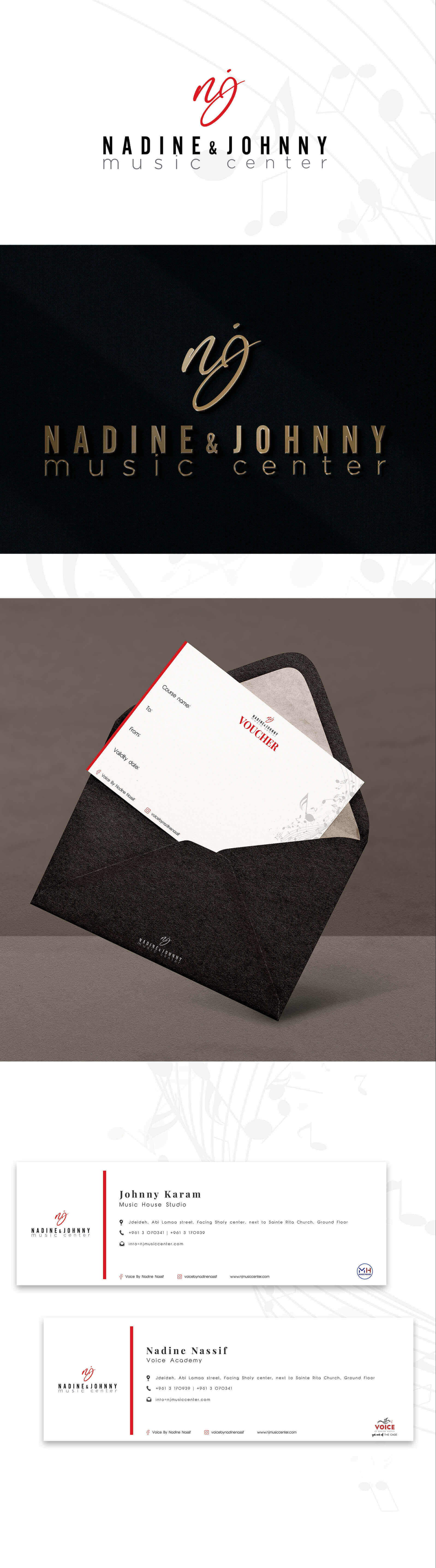 Logo design for NJ Music Center in Lebanon