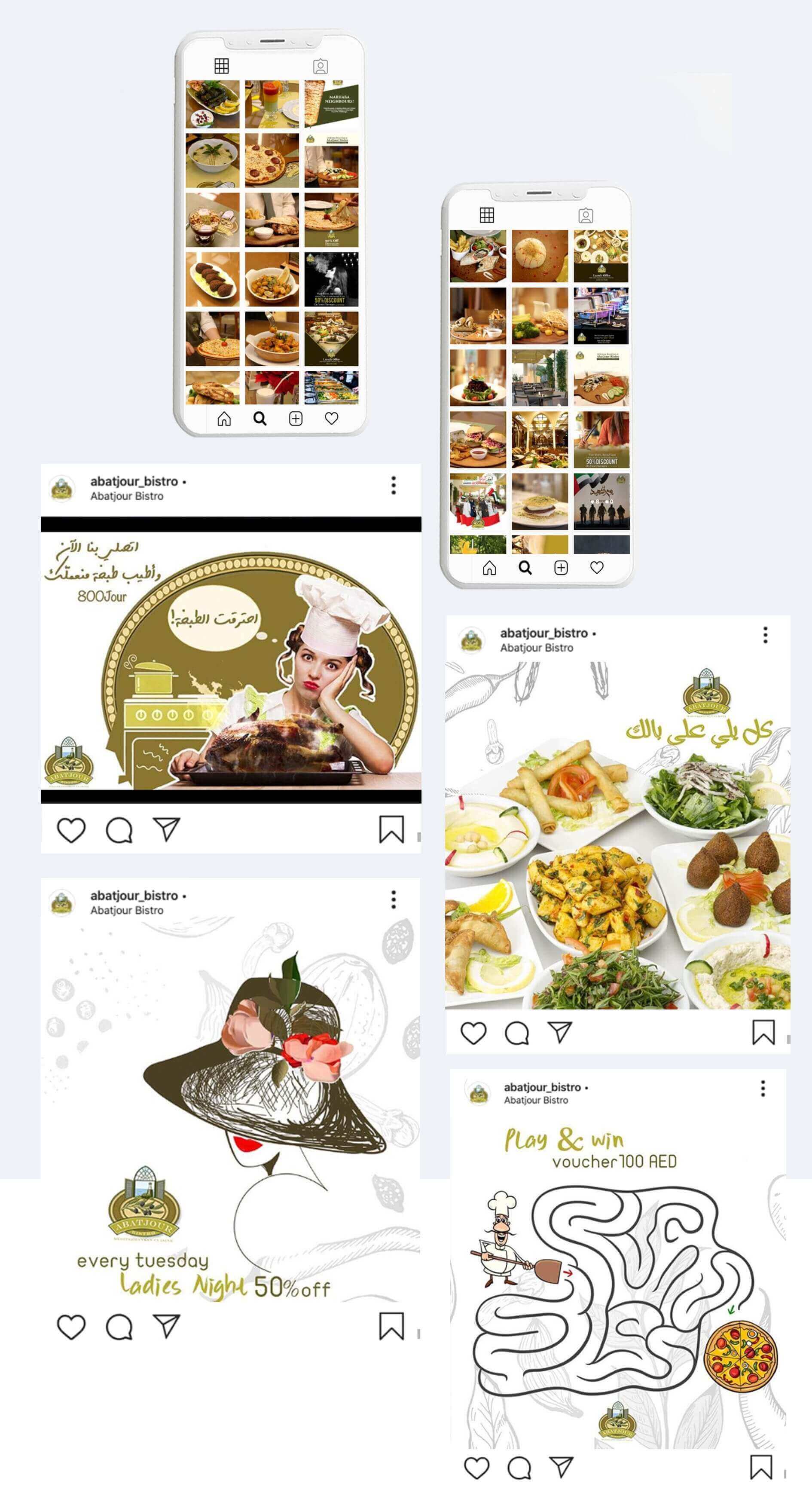 Abatjour Bistro Social media marketing campaign
