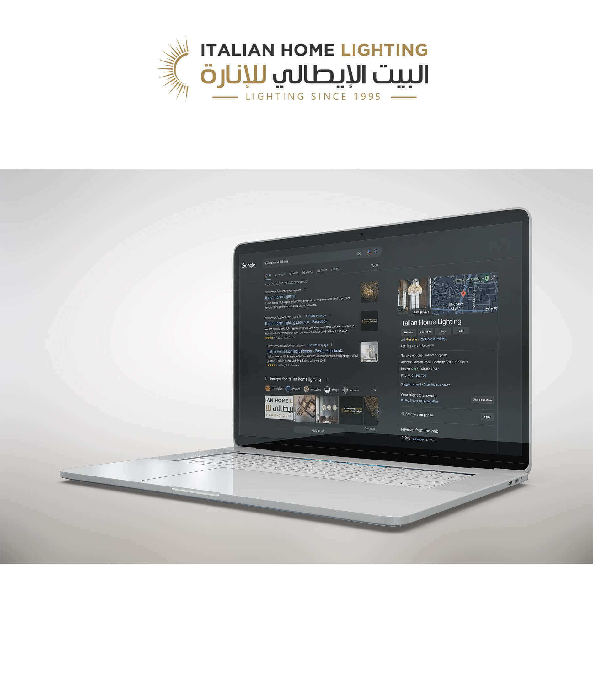 Ads Management for the Italian Home Lighting in Lebanon