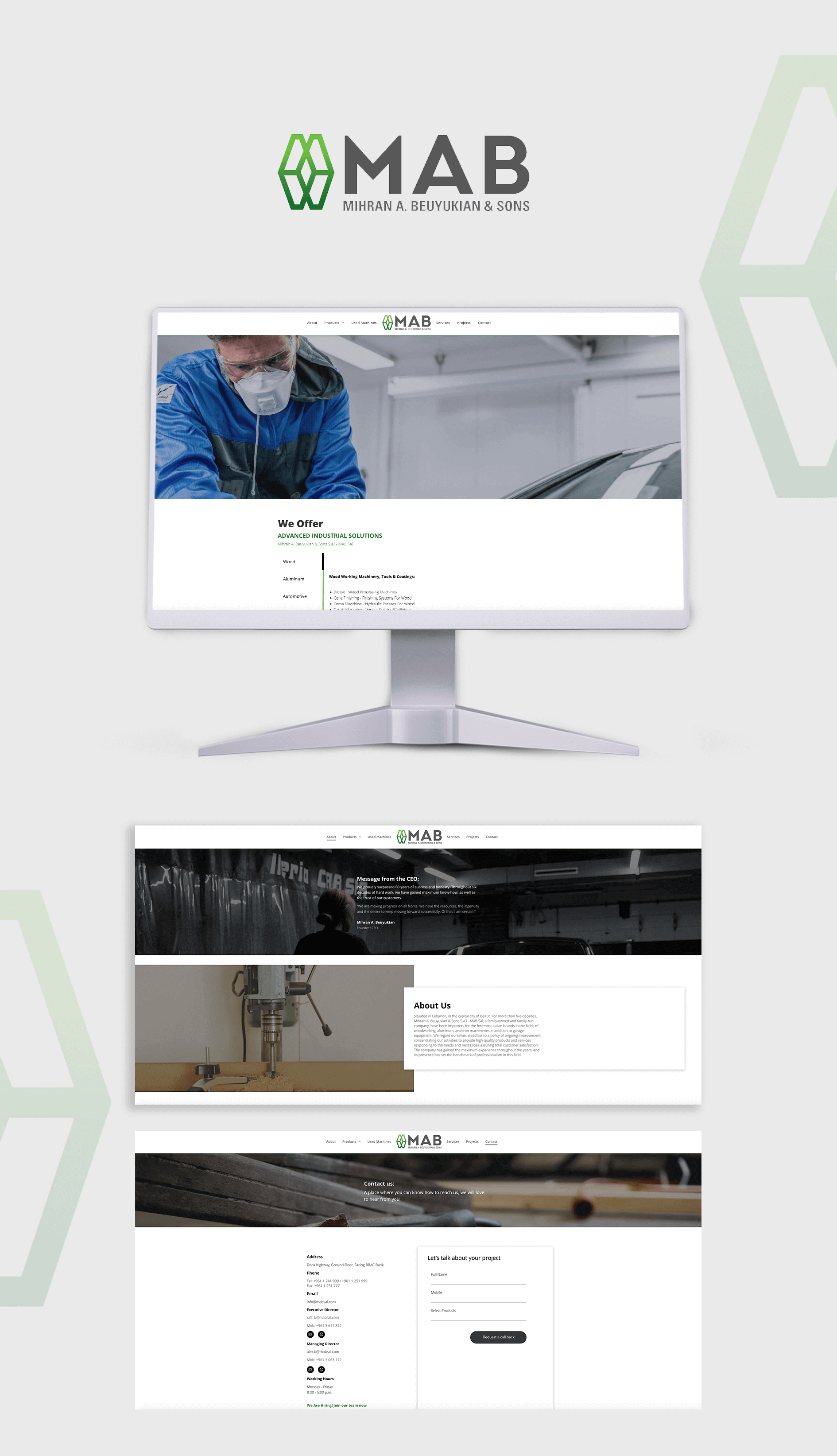 Template Website for Mihran A. Beuyukian (MAB SAL)